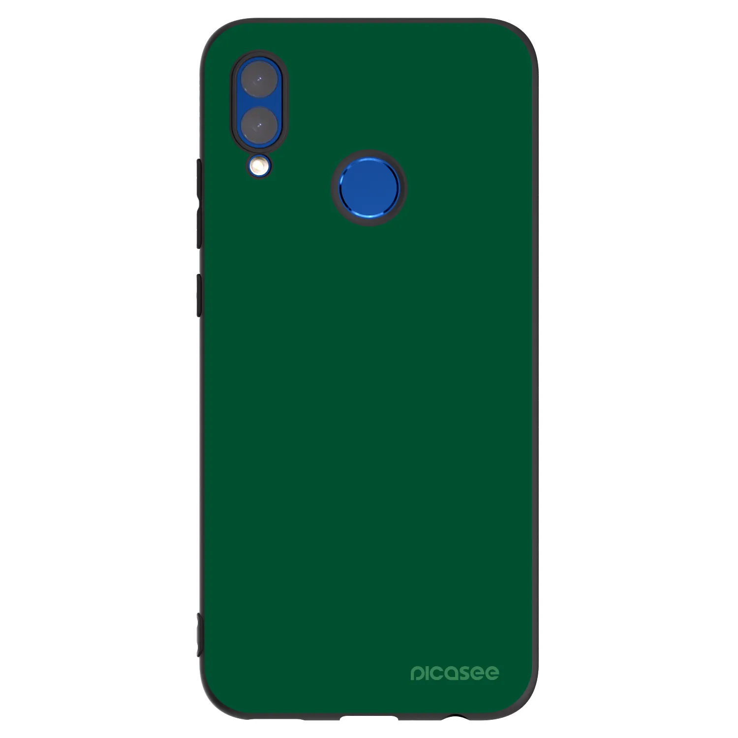 Picasee husă neagră din silicon pentru Honor 10 Lite - Green Gleam