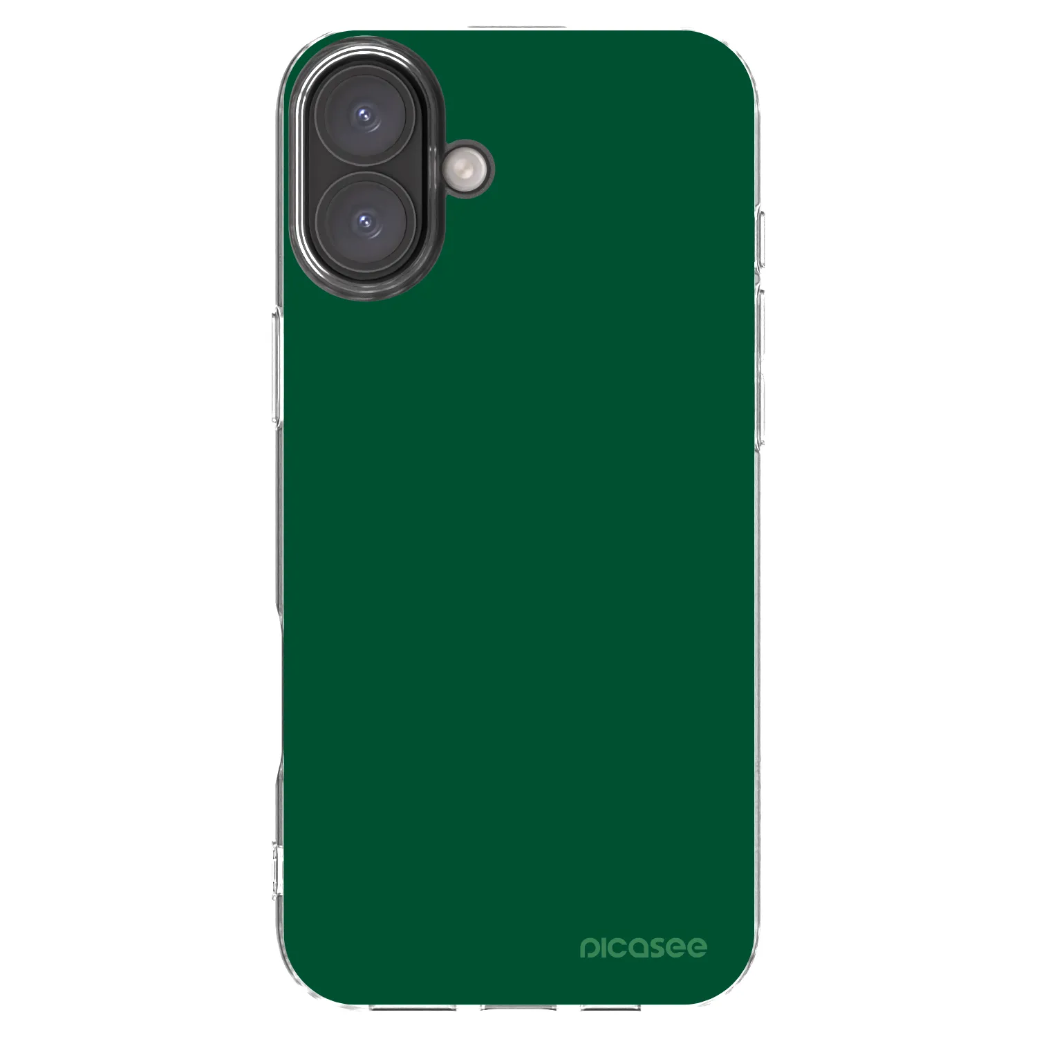 Picasee husă transparentă din silicon pentru Apple iPhone 16 Plus - Green Gleam