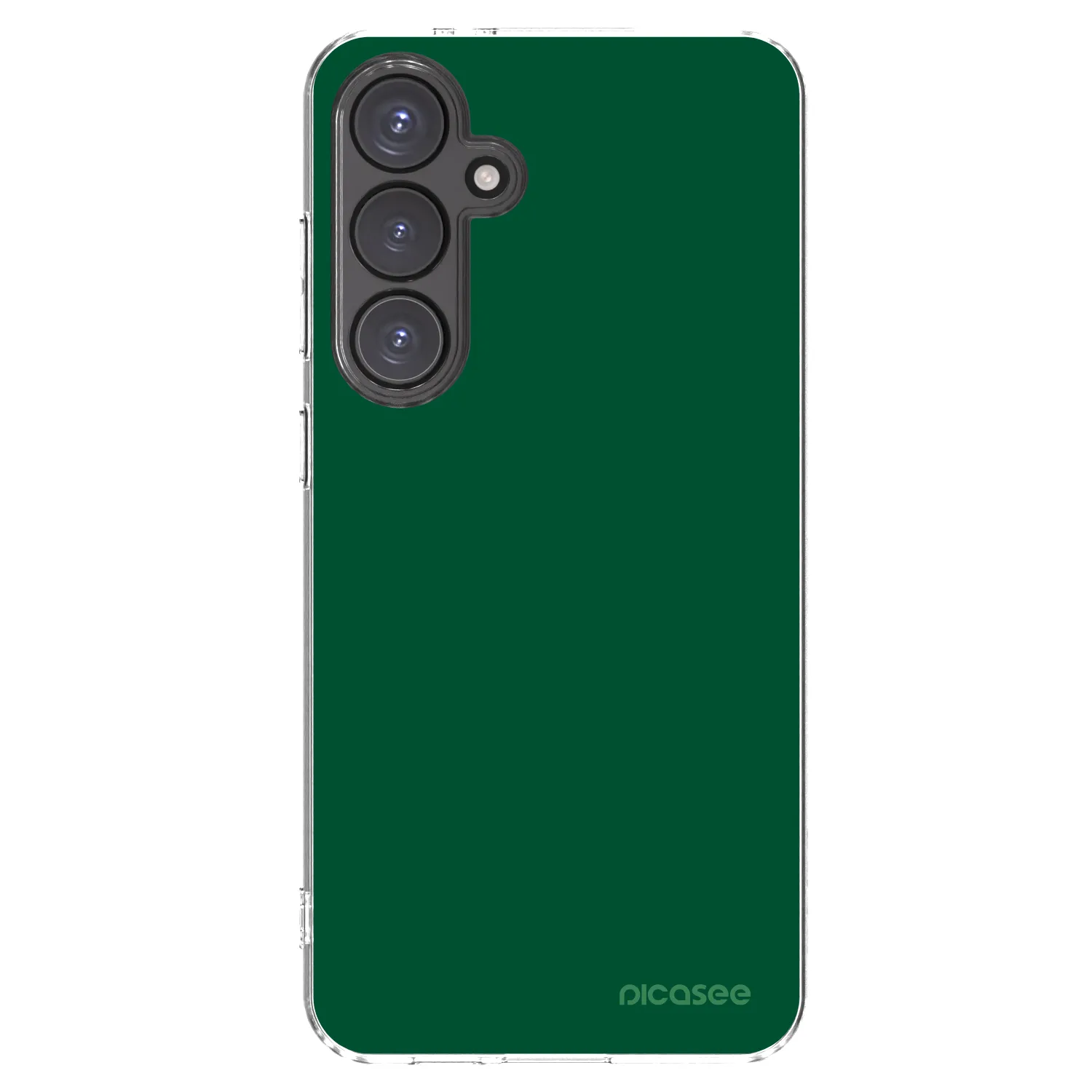 Picasee husă transparentă din silicon pentru Samsung Galaxy S24 FE S721B - Green Gleam