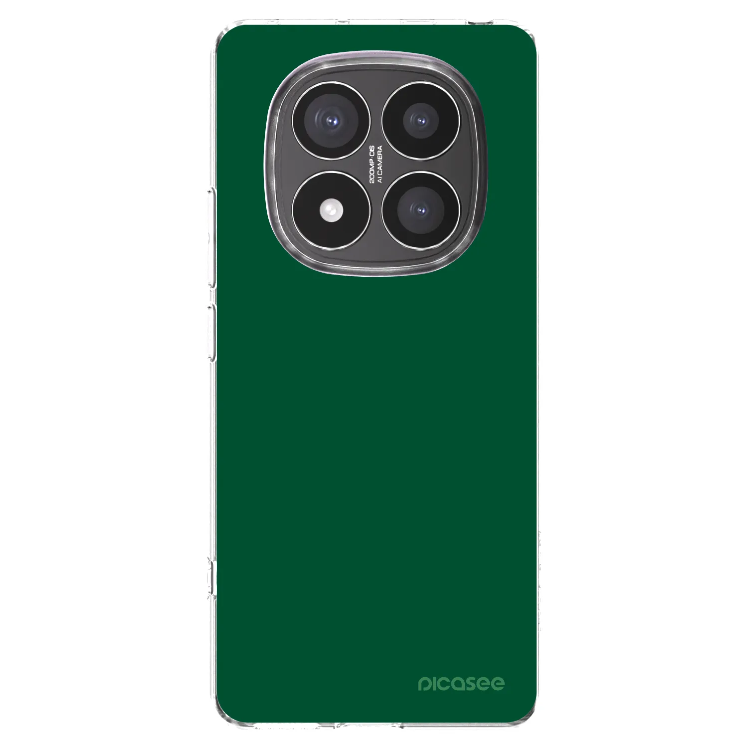 Picasee husă transparentă din silicon pentru Xiaomi Redmi Note 14 Pro+ 5G - Green Gleam