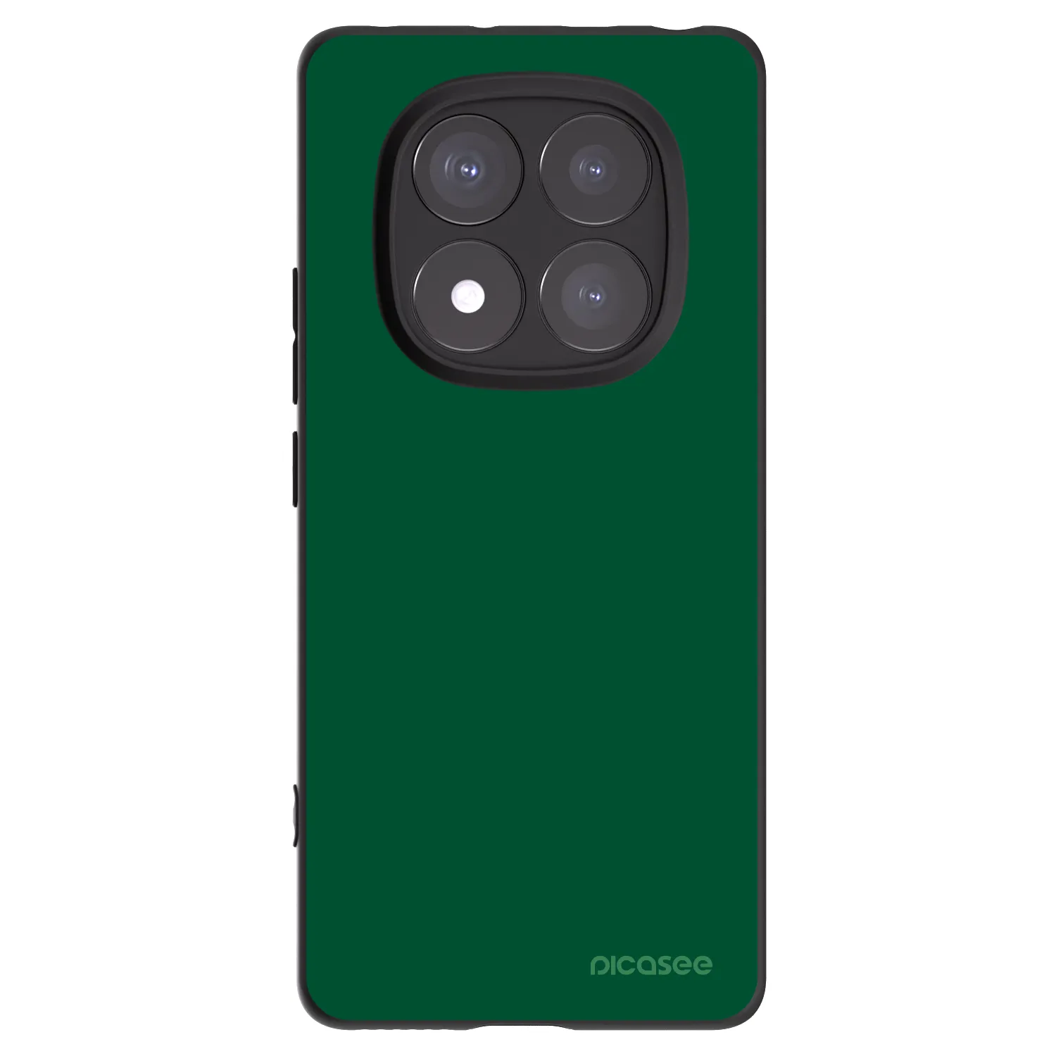 Picasee husă neagră din silicon pentru Xiaomi Redmi Note 14 Pro 5G - Green Gleam