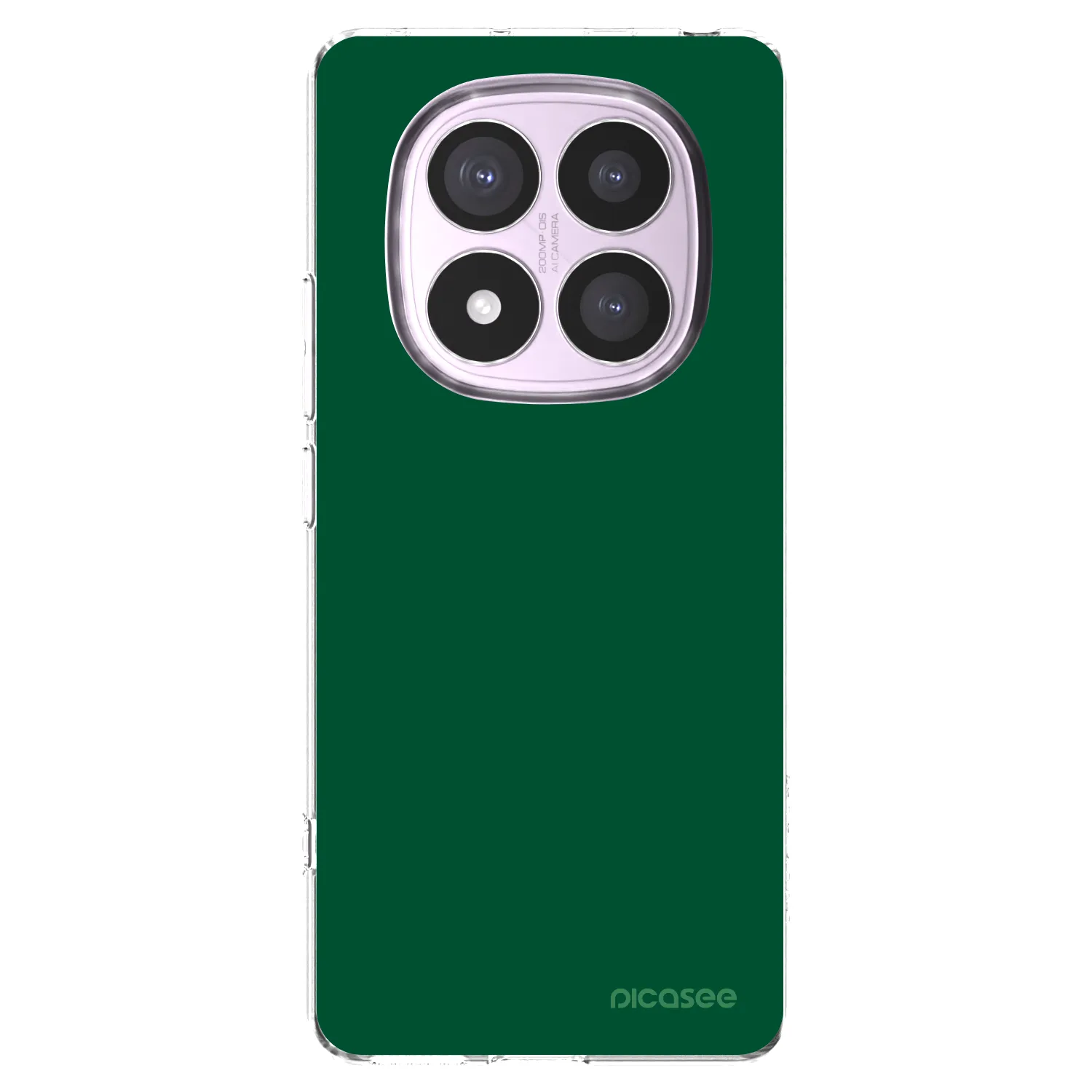 Picasee husă transparentă din silicon pentru Xiaomi Redmi Note 14 Pro 5G - Green Gleam