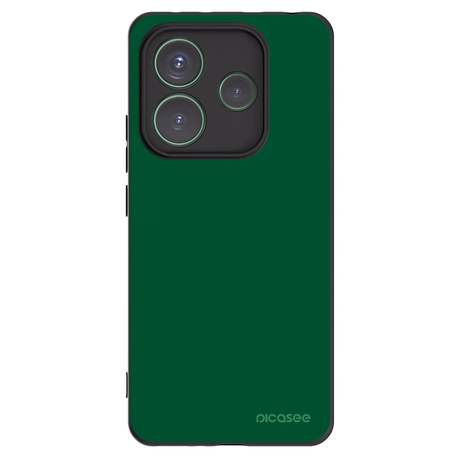 Picasee husă neagră din silicon pentru Xiaomi Redmi Note 14 5G - Green Gleam