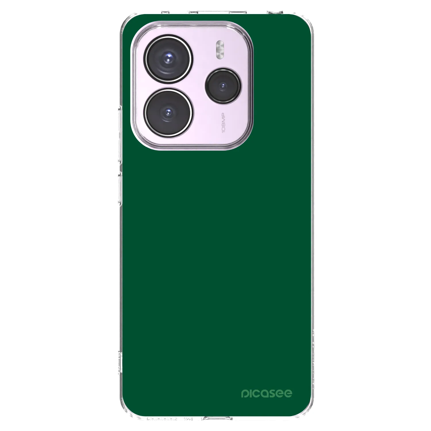 Picasee husă transparentă din silicon pentru Xiaomi Redmi Note 14 5G - Green Gleam