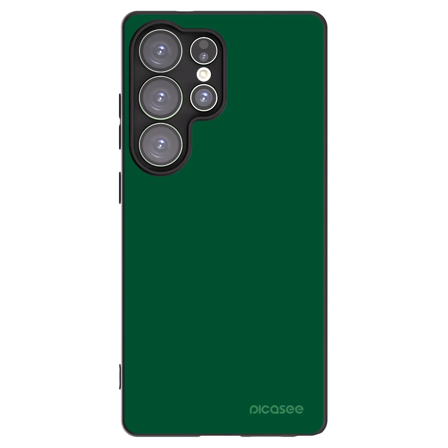 Picasee husă neagră din silicon pentru Samsung Galaxy S25 Ultra 5G - Green Gleam