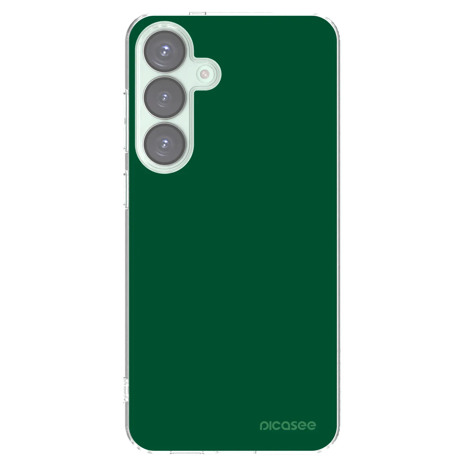 Picasee husă transparentă din silicon pentru Samsung Galaxy S25+ 5G - Green Gleam