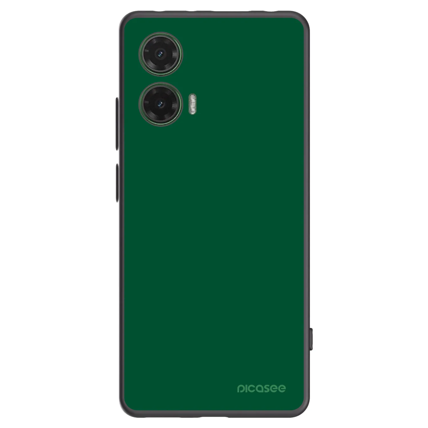 Picasee husă neagră din silicon pentru Motorola Moto G35 5G - Green Gleam