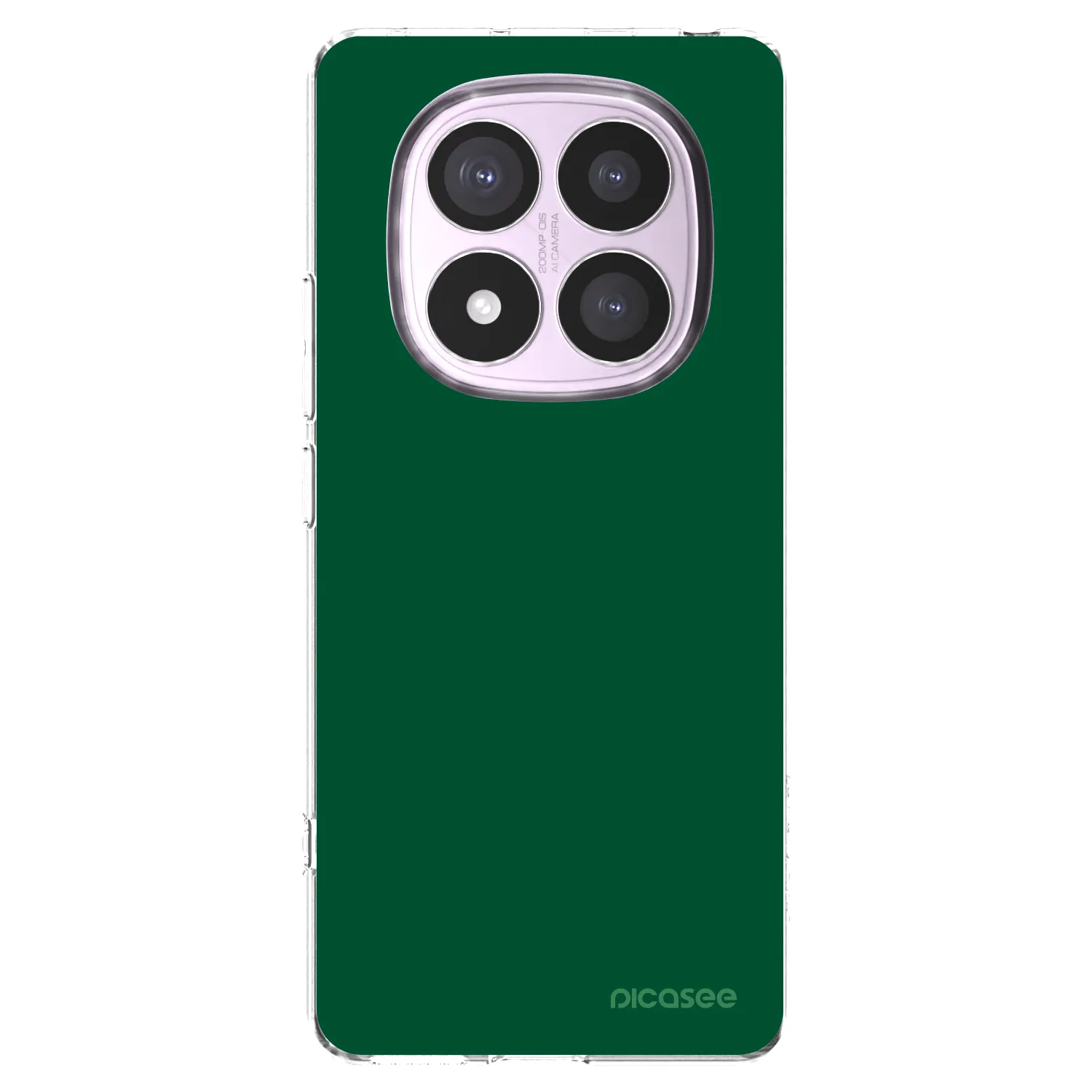 Picasee husă transparentă din silicon pentru Xiaomi Redmi Note 14 Pro 4G - Green Gleam