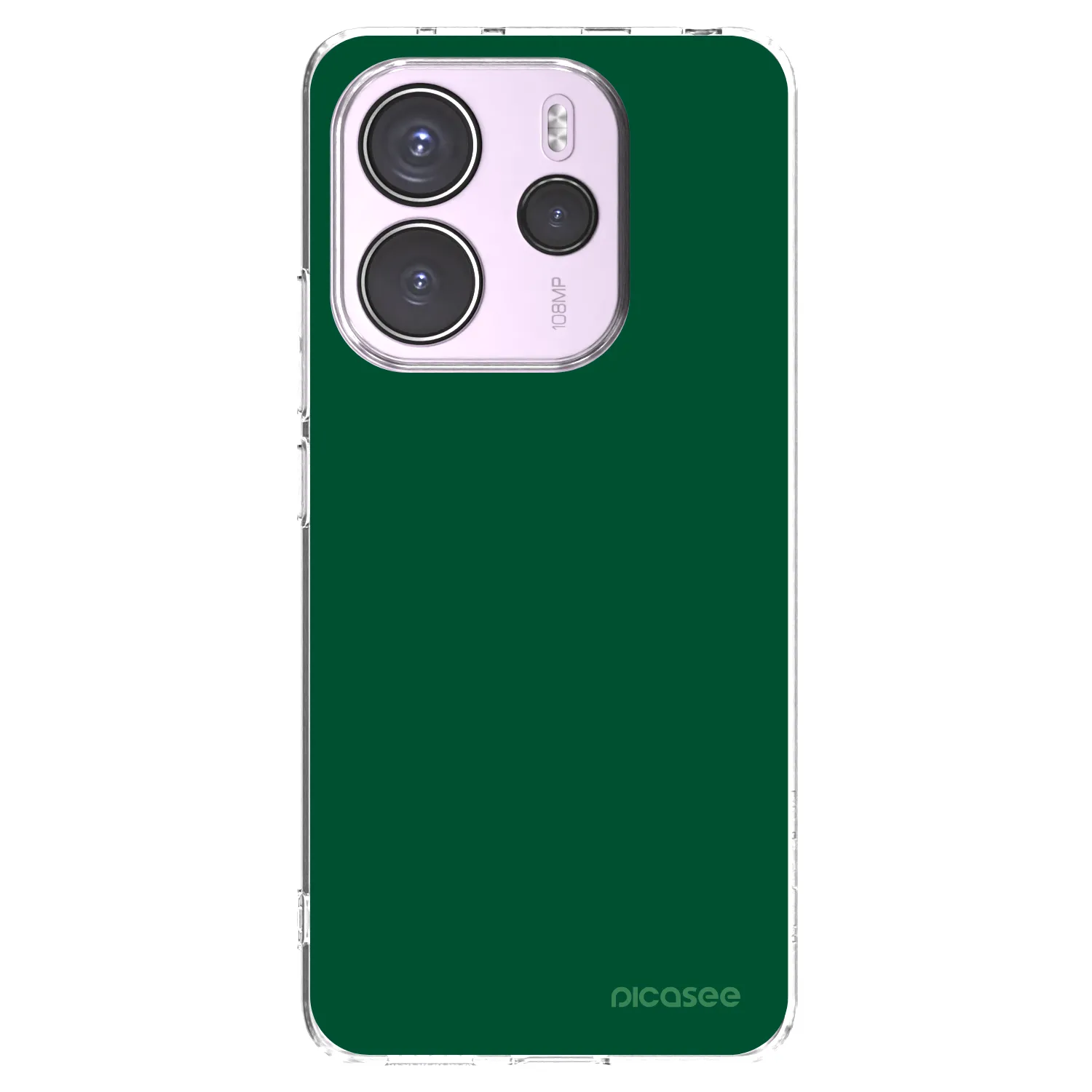 Picasee husă transparentă din silicon pentru Xiaomi Redmi Note 14 4G - Green Gleam