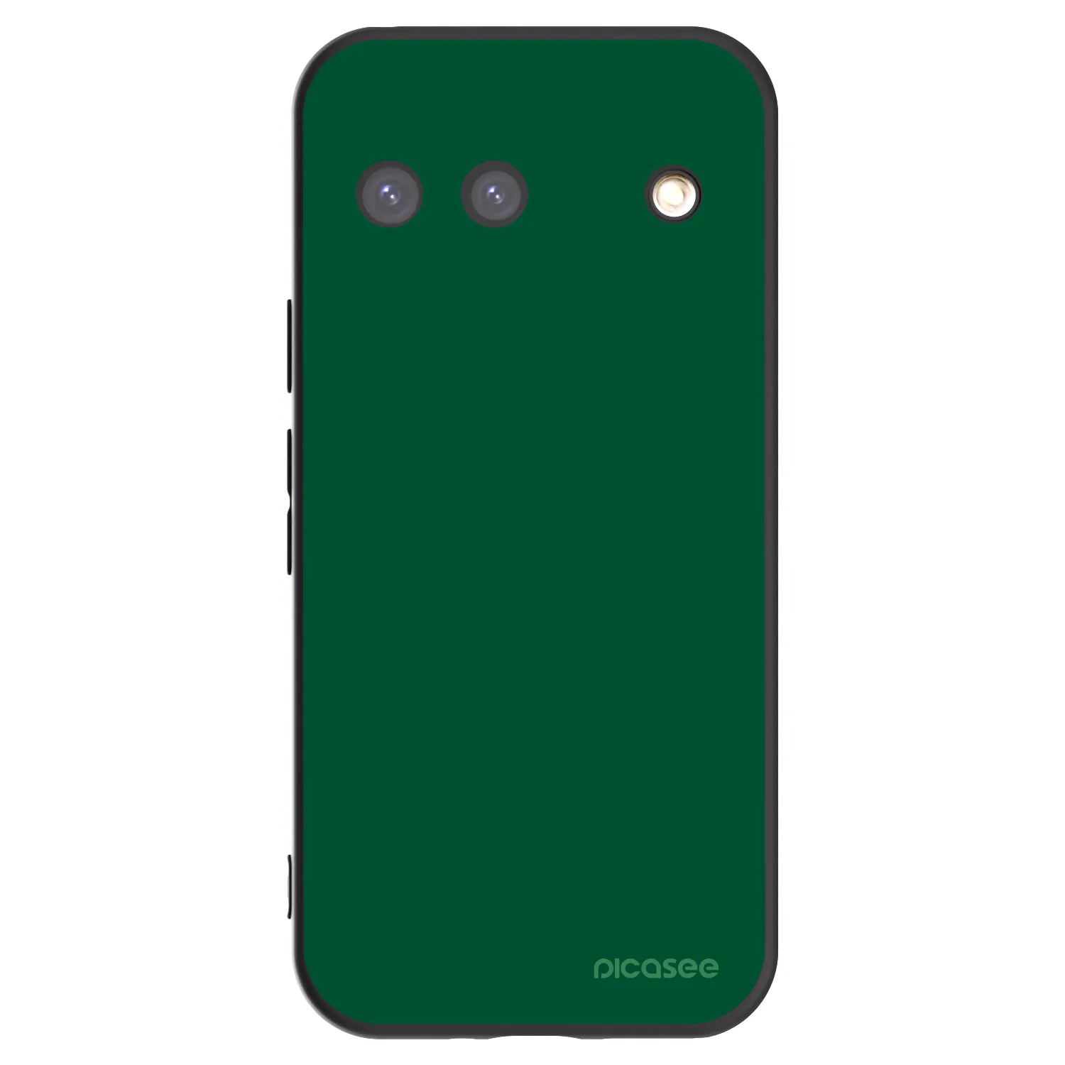 Picasee husă neagră din silicon pentru Google Pixel 9 - Green Gleam
