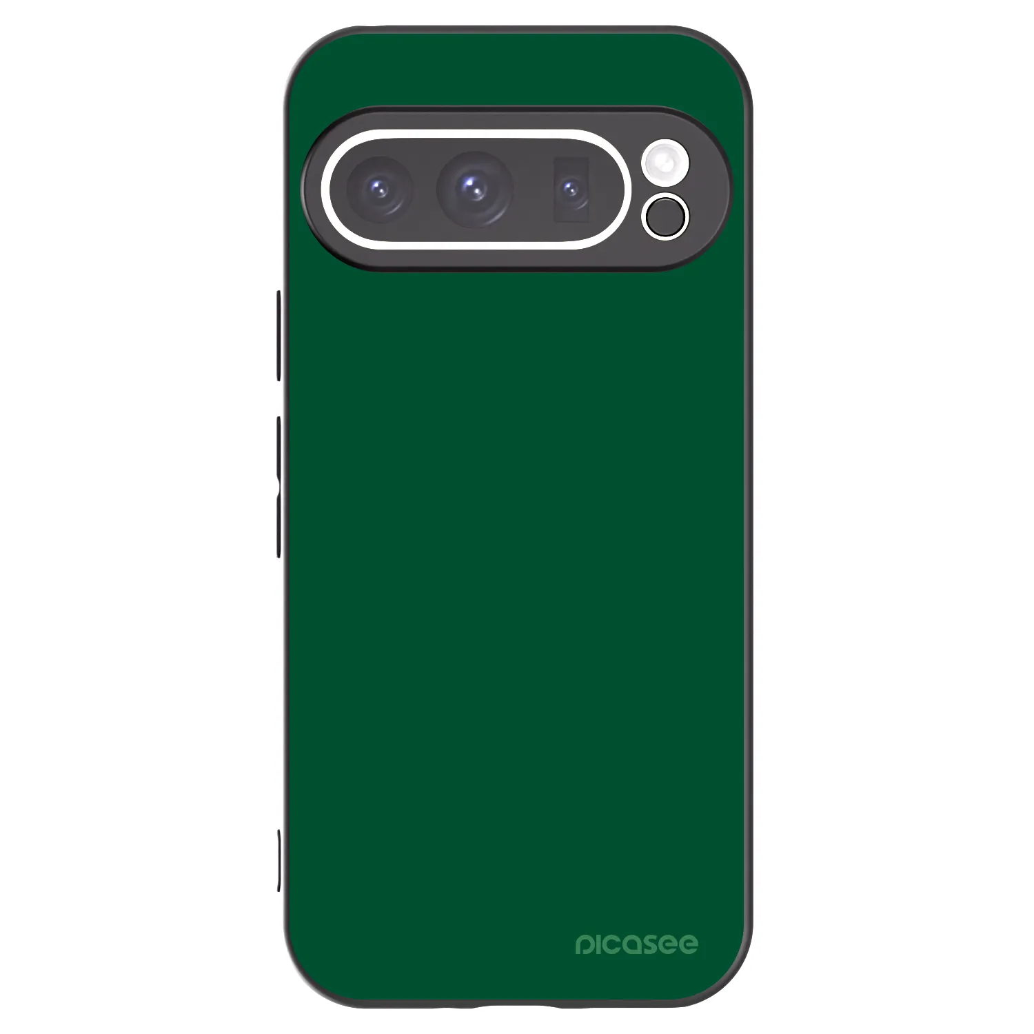 Picasee husă neagră din silicon pentru Google Pixel 9 Pro - Green Gleam