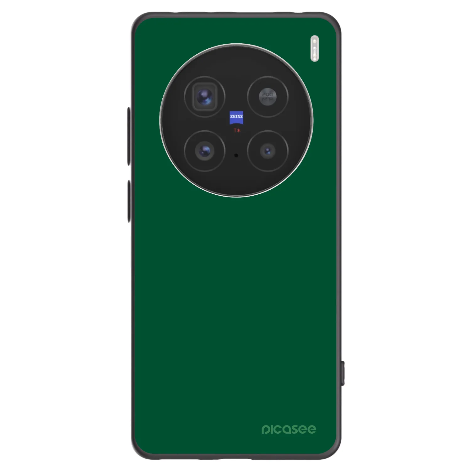 Picasee husă neagră din silicon pentru Vivo X200 Pro - Green Gleam