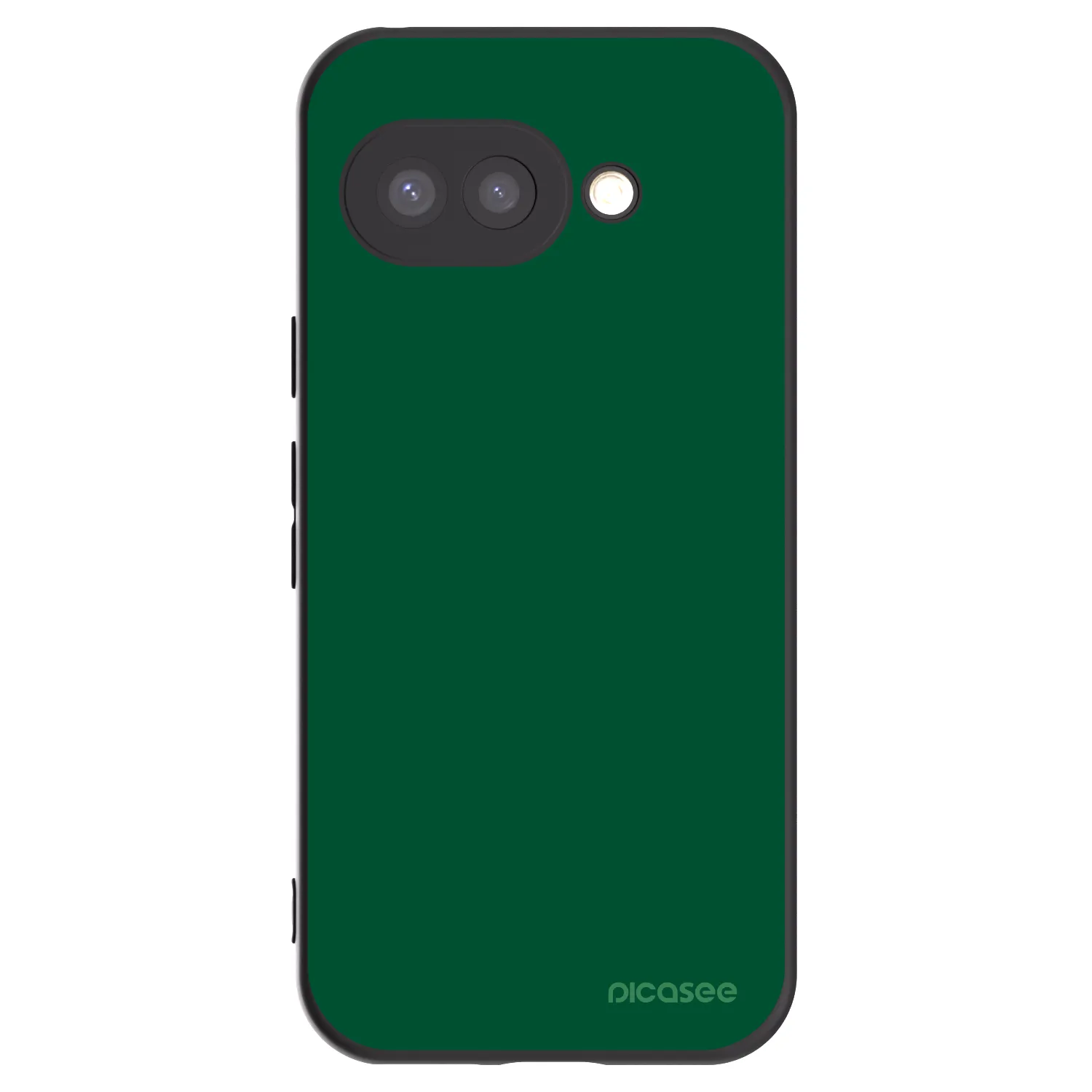 Picasee husă neagră din silicon pentru Google Pixel 9a - Green Gleam