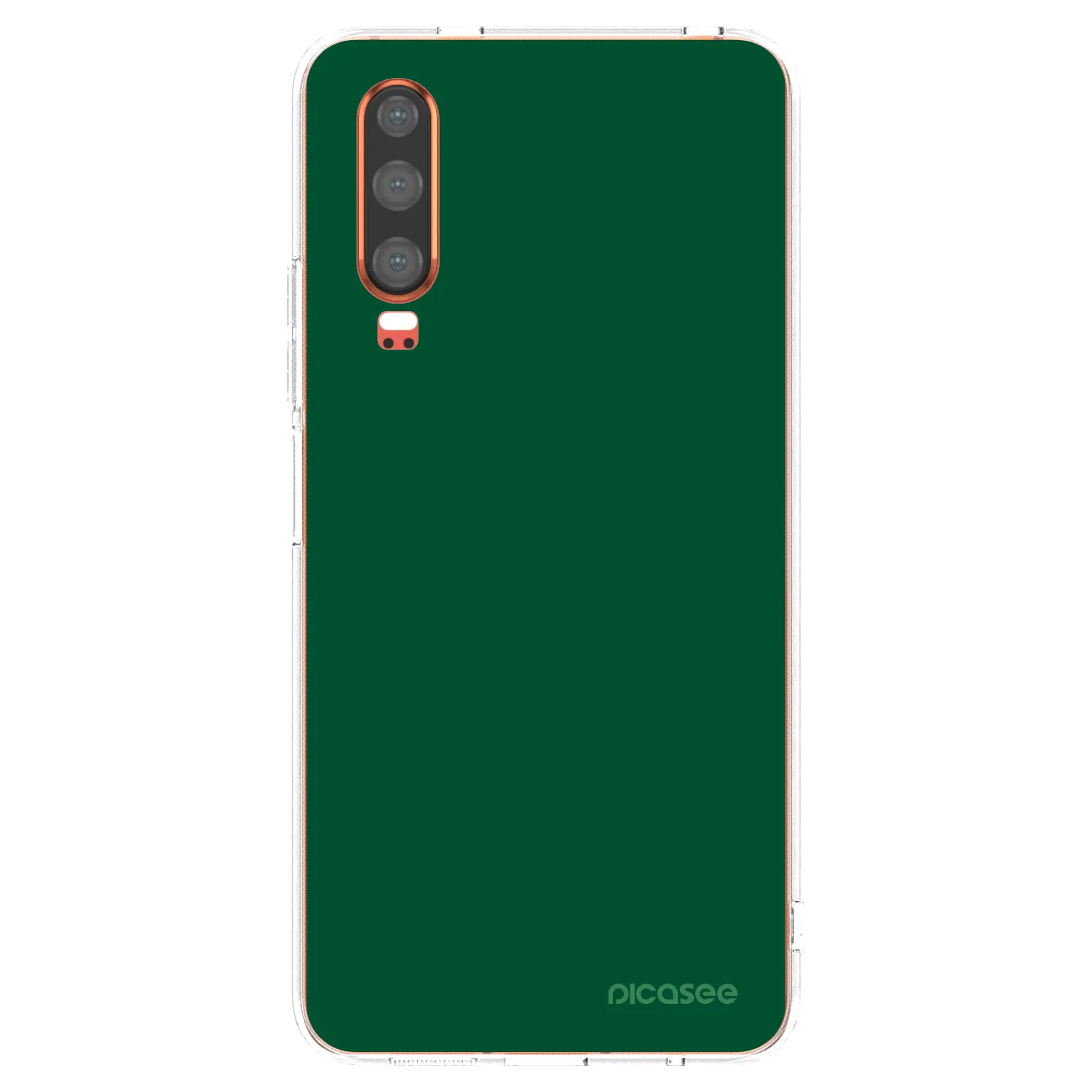 Picasee husă transparentă din silicon pentru Huawei P30 - Green Gleam