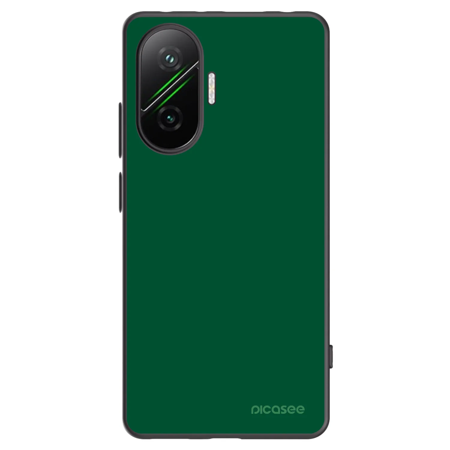 Picasee husă neagră din silicon pentru Xiaomi Poco F7 5G - Green Gleam