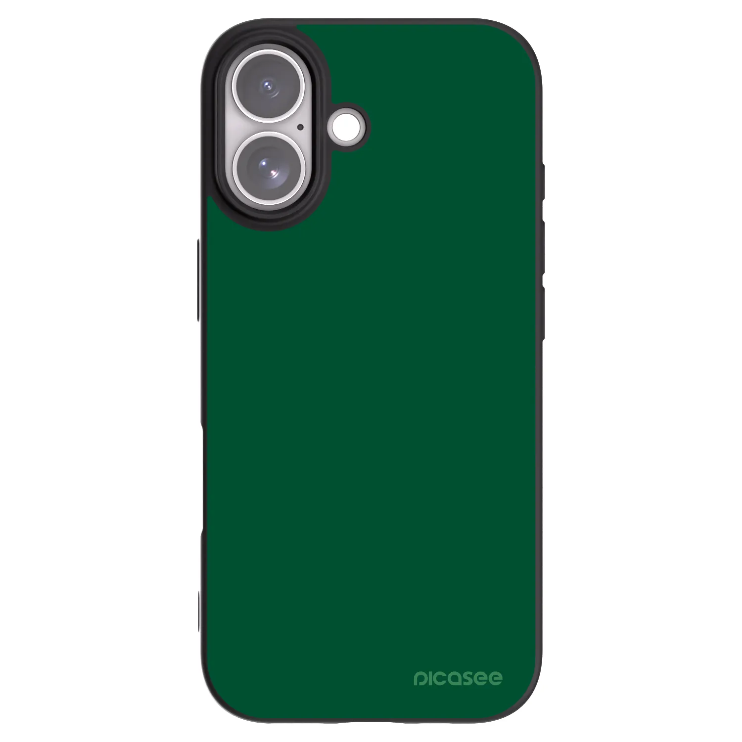 Picasee husă neagră din silicon pentru Apple iPhone 17 - Green Gleam