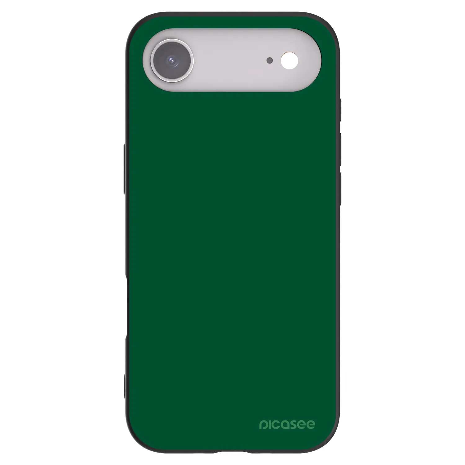 Picasee husă neagră din silicon pentru Apple iPhone Air - Green Gleam