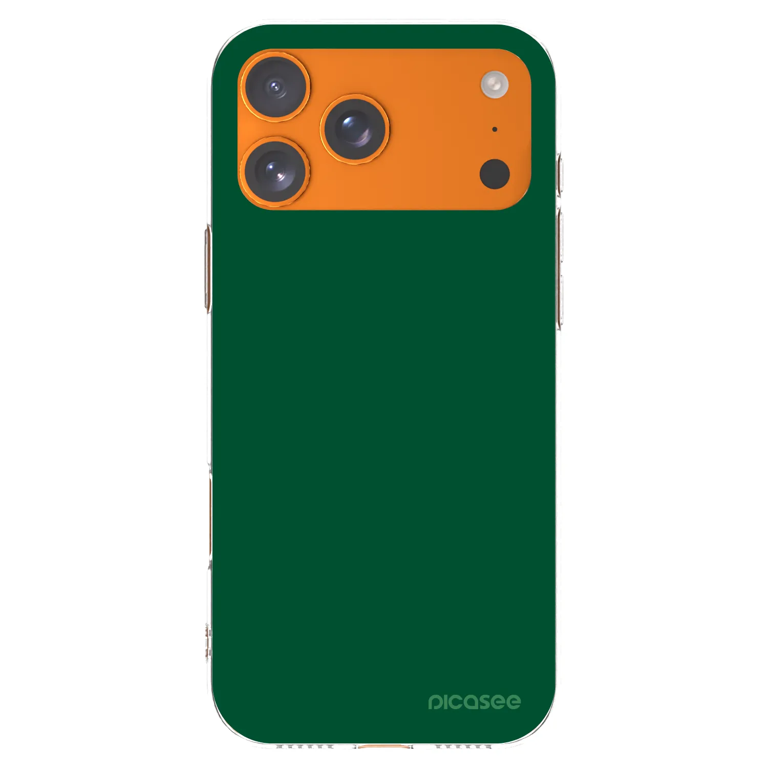 Picasee husă transparentă din silicon pentru Apple iPhone 17 Pro Max - Green Gleam