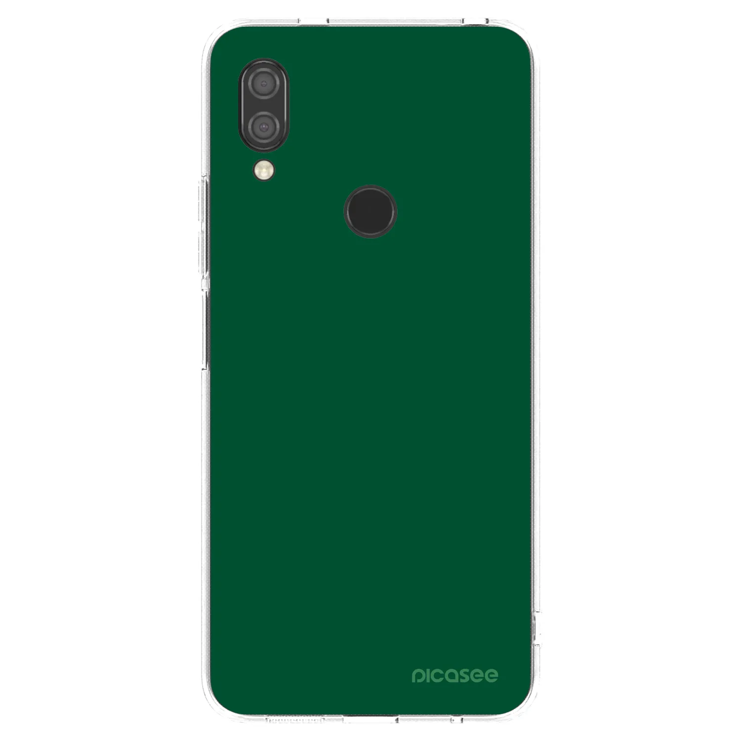 Picasee husă transparentă din silicon pentru Xiaomi Redmi 7 - Green Gleam