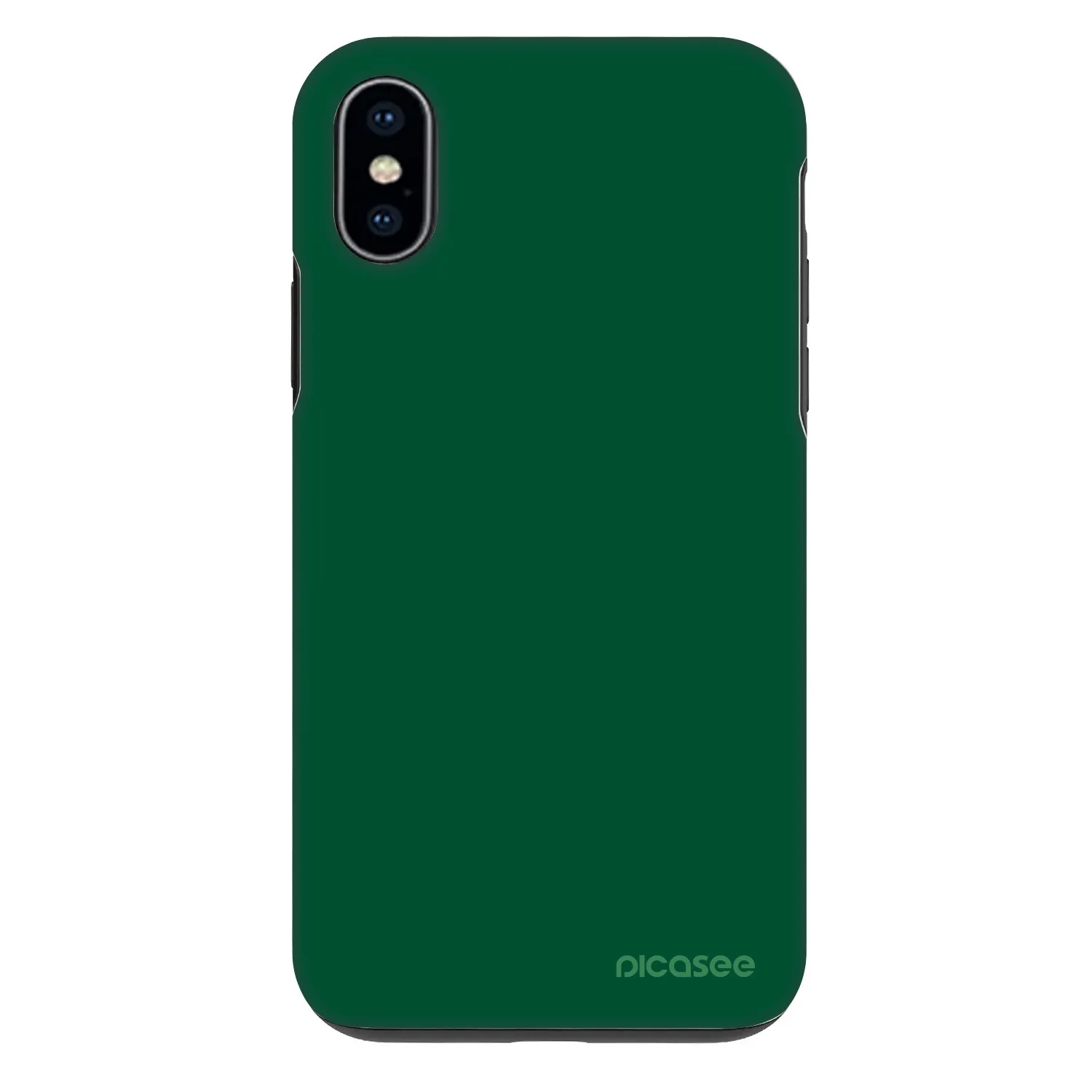 Picasee Fashion Case pentru Apple iPhone X/XS - Green Gleam