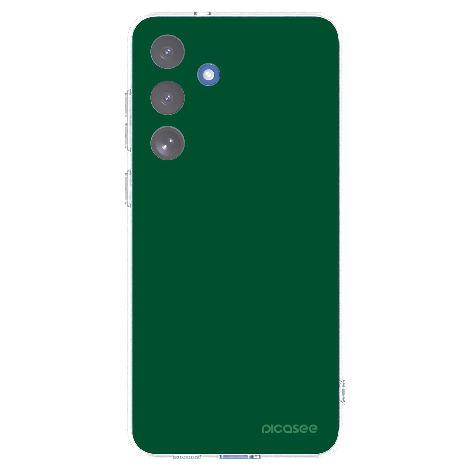 Picasee husă transparentă din silicon pentru Samsung Galaxy S25 FE 5G - Green Gleam