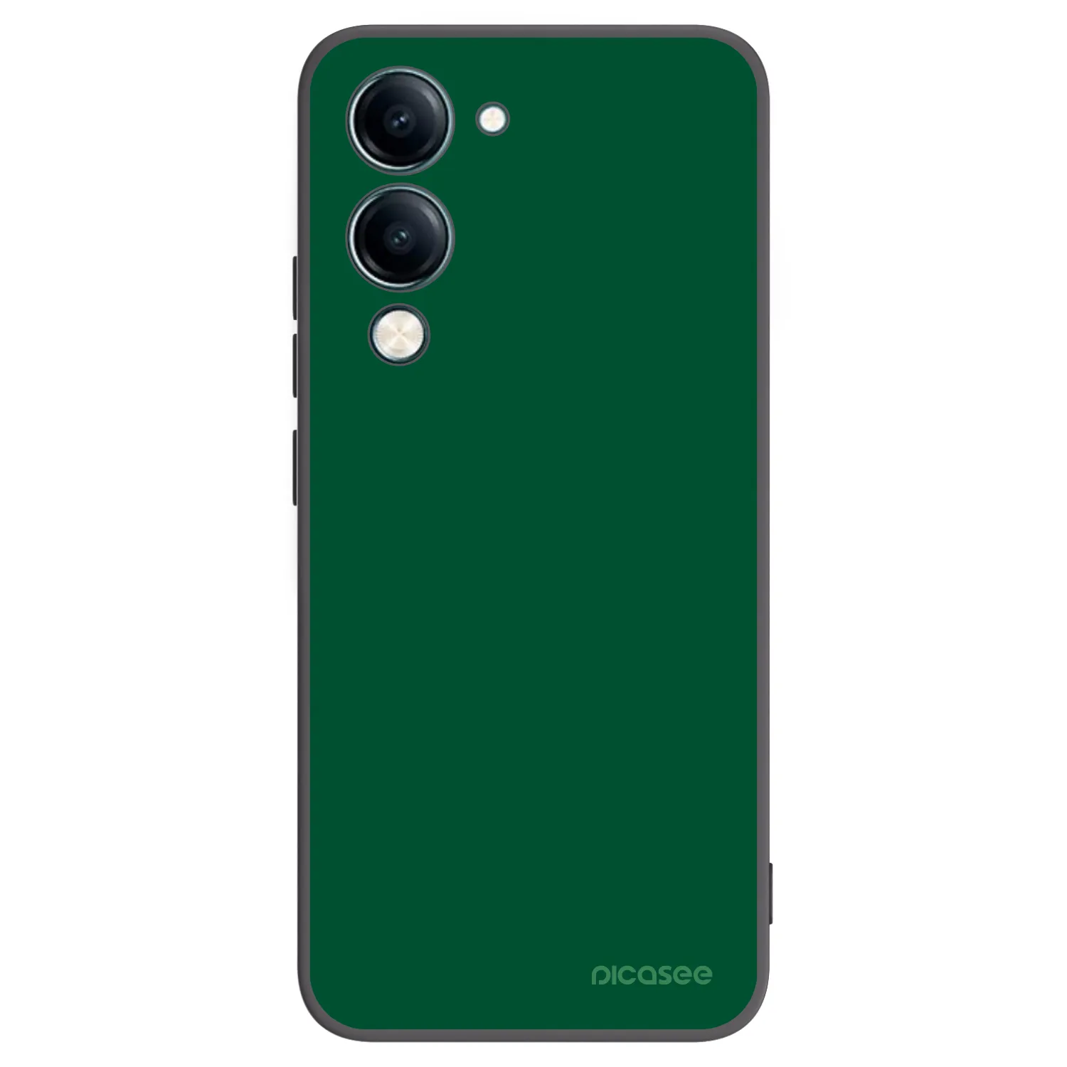 Picasee husă neagră din silicon pentru Vivo Y29s 5G - Green Gleam