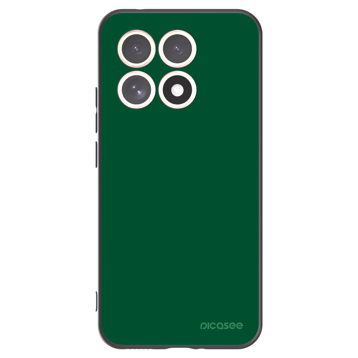 Picasee husă neagră din silicon pentru Xiaomi 15T - Green Gleam