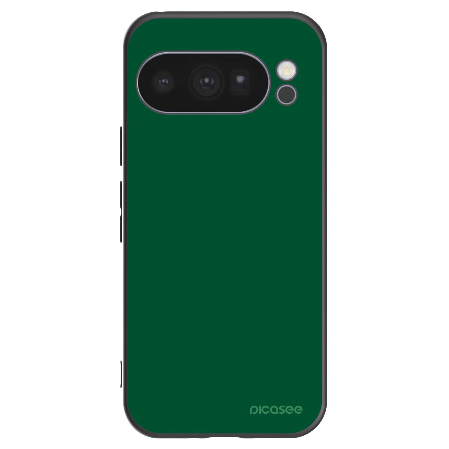 Picasee husă neagră din silicon pentru Google Pixel 10 Pro - Green Gleam