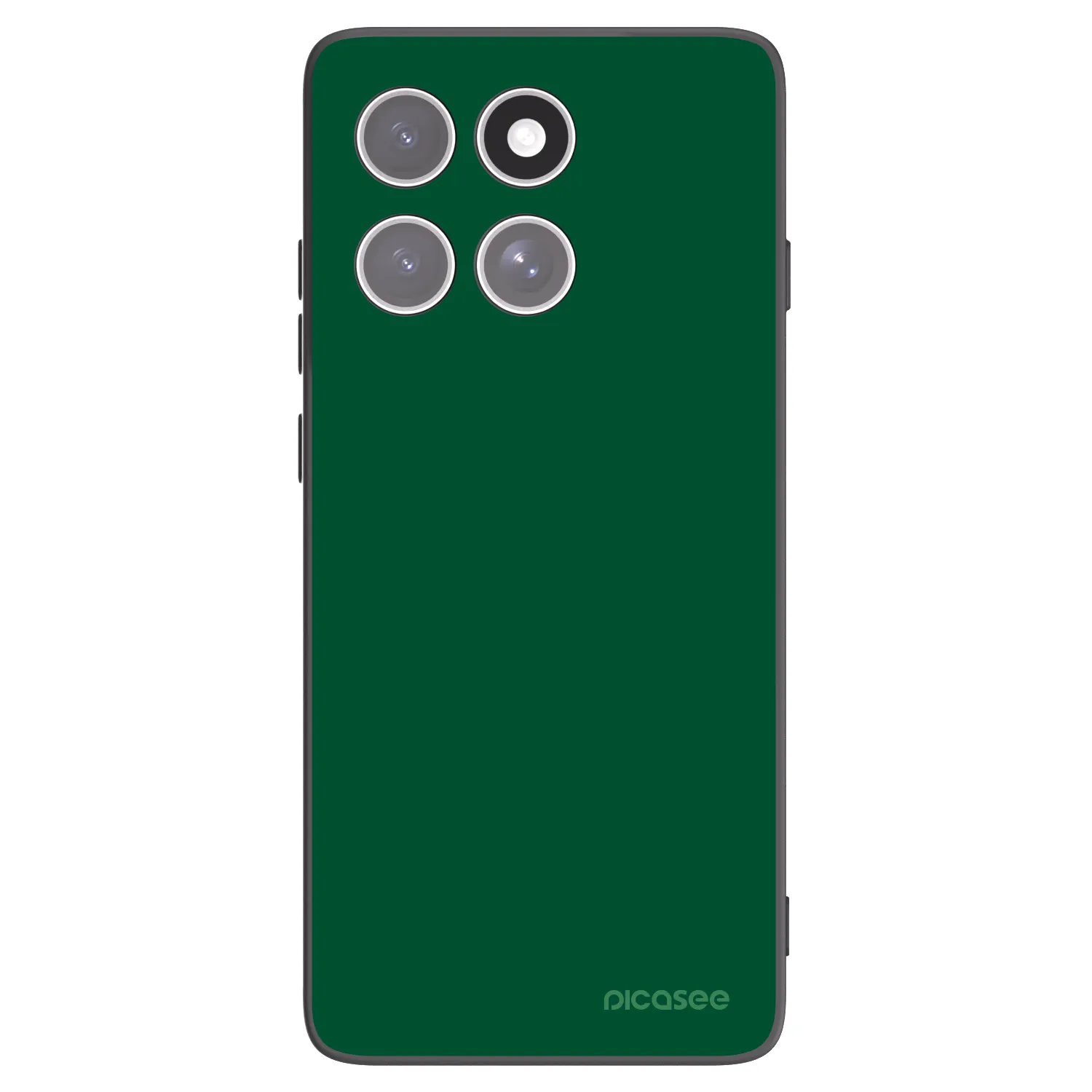 Picasee husă neagră din silicon pentru Motorola Edge 60 Fusion - Green Gleam