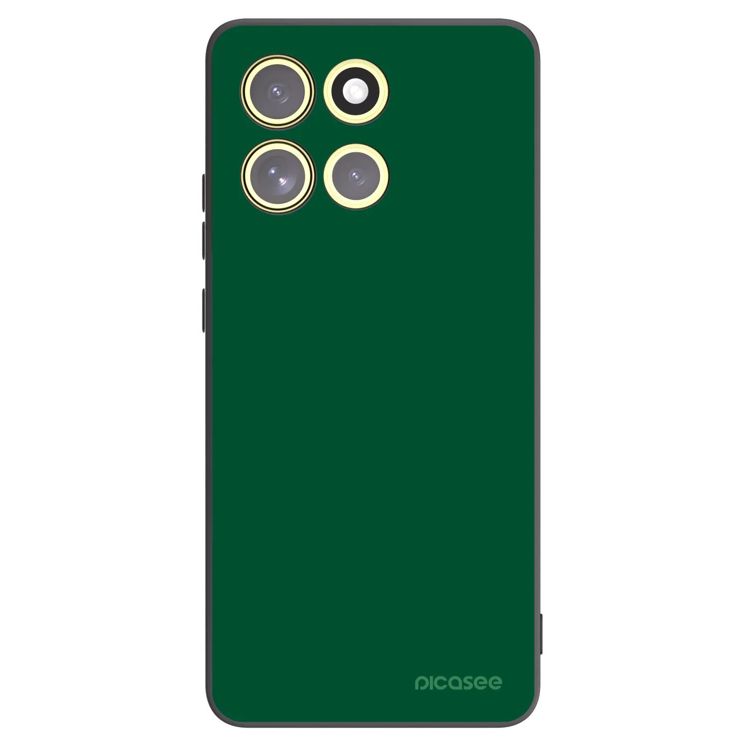 Picasee husă neagră din silicon pentru Motorola Moto G86 Power 5G - Green Gleam