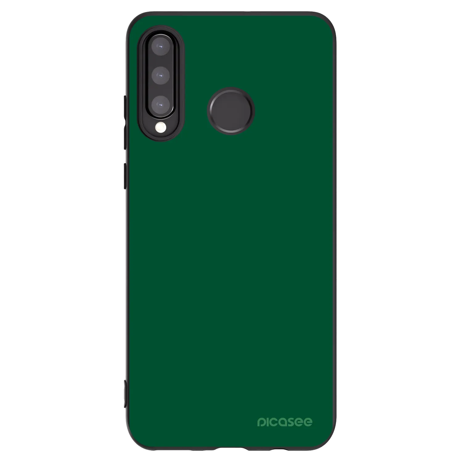 Picasee husă neagră din silicon pentru Huawei P30 Lite - Green Gleam