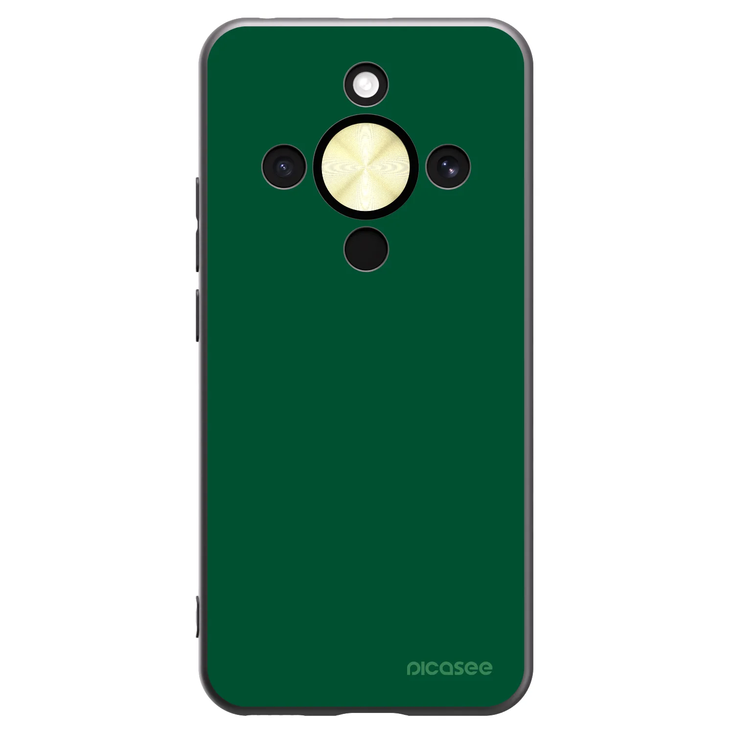 Picasee husă neagră din silicon pentru Honor Magic8 Lite 5G - Green Gleam