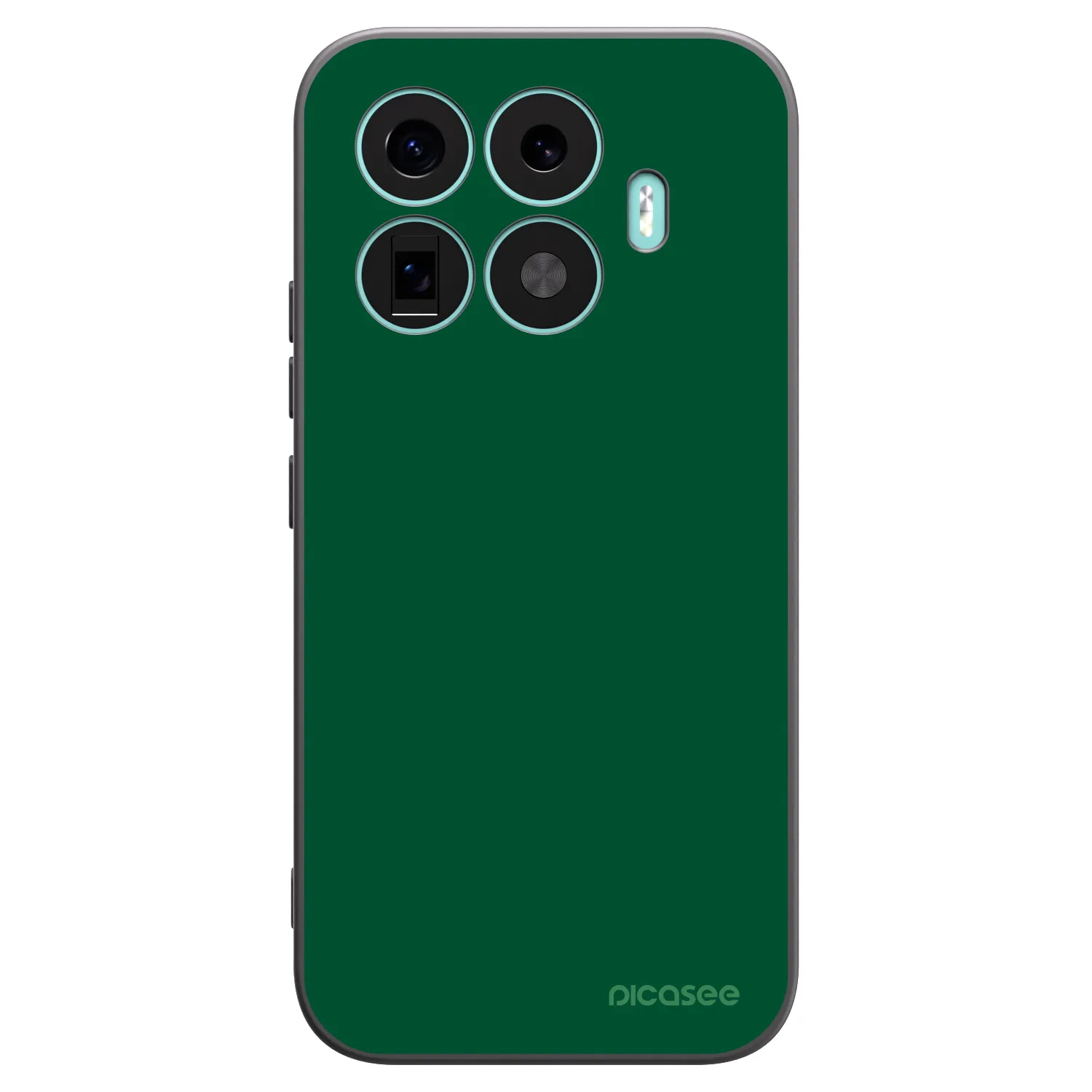 Picasee husă neagră din silicon pentru Xiaomi 17T - Green Gleam