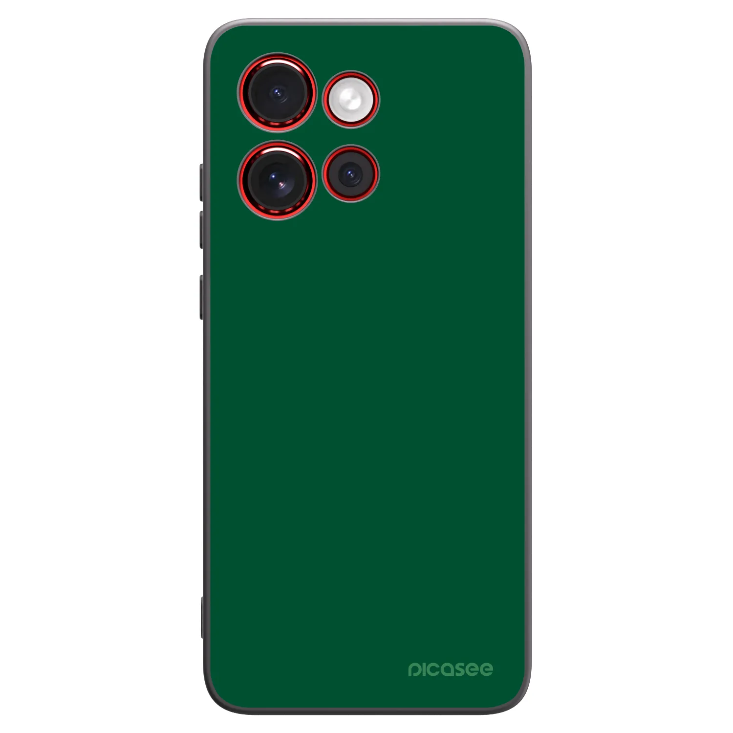 Picasee husă neagră din silicon pentru Motorola Edge 60 Neo 5G - Green Gleam