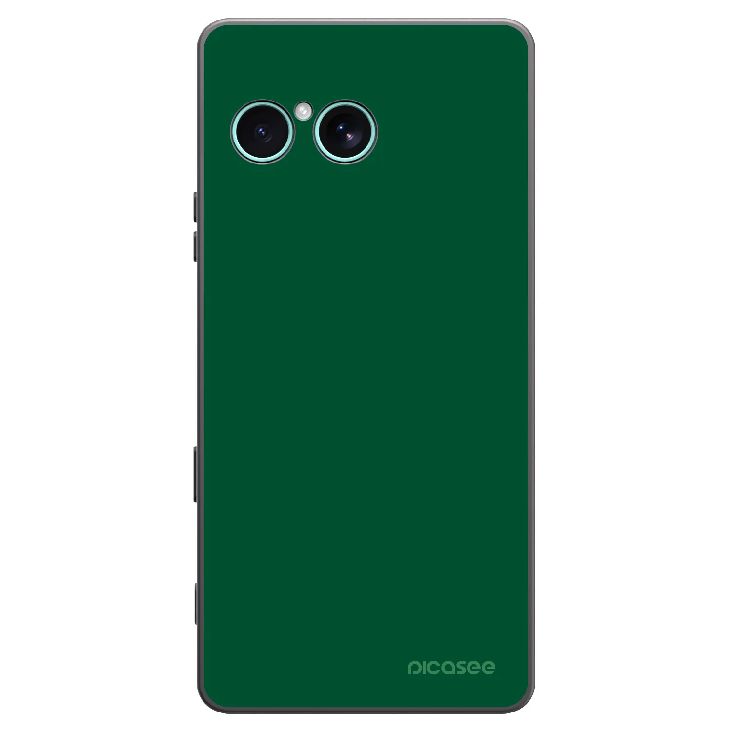 Picasee husă neagră din silicon pentru Sony Xperia 10 VII - Green Gleam