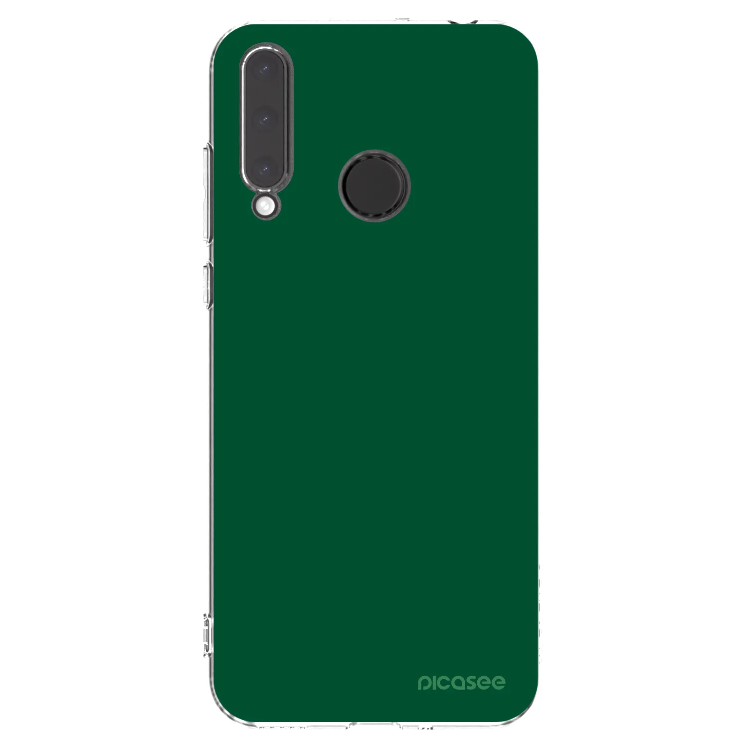 Picasee husă transparentă din silicon pentru Honor 20 Lite - Green Gleam