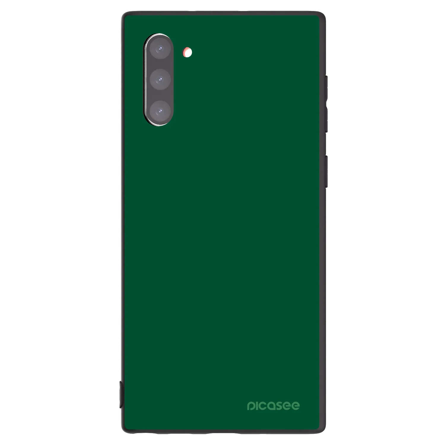 Picasee husă neagră din silicon pentru Samsung Galaxy Note 10 N970F - Green Gleam