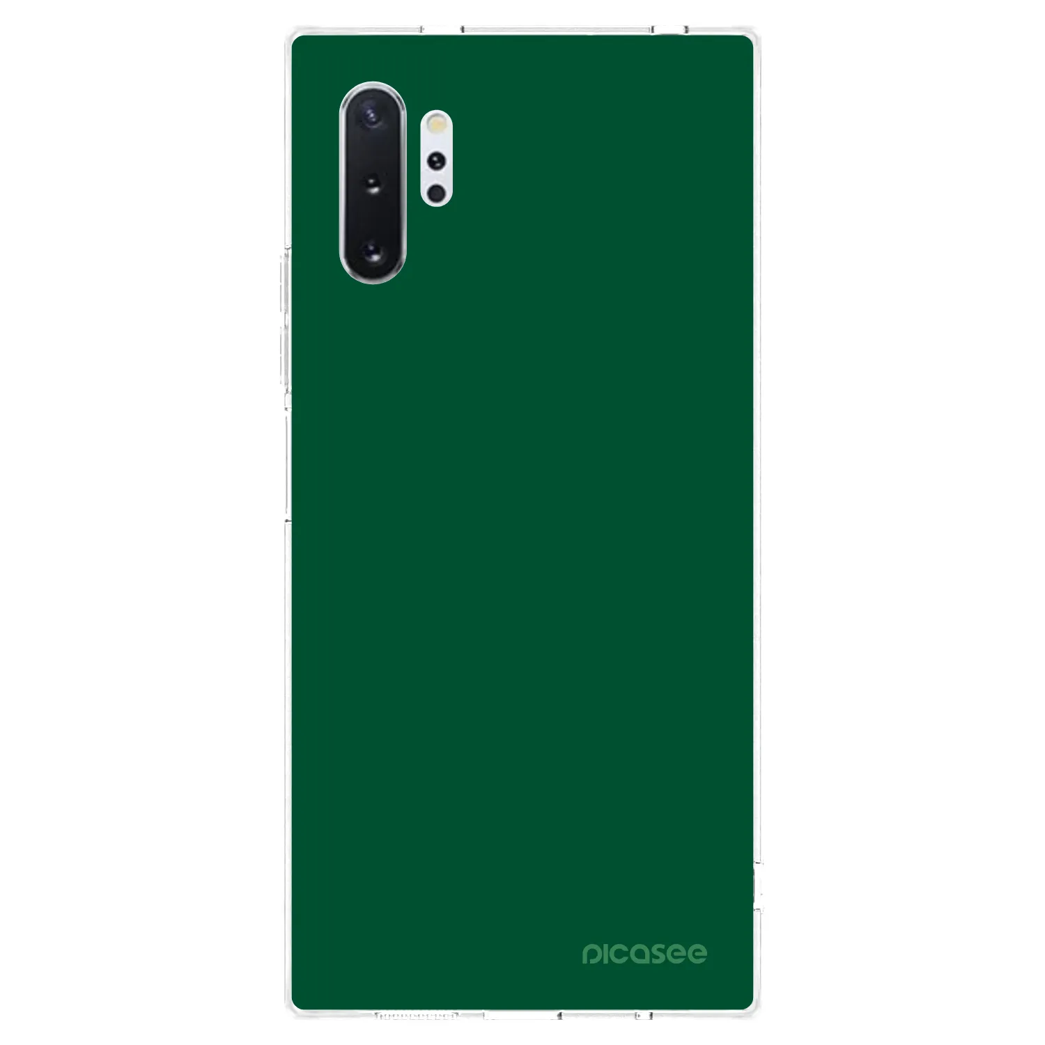 Picasee husă transparentă din silicon pentru Samsung Galaxy Note 10+ N975F - Green Gleam