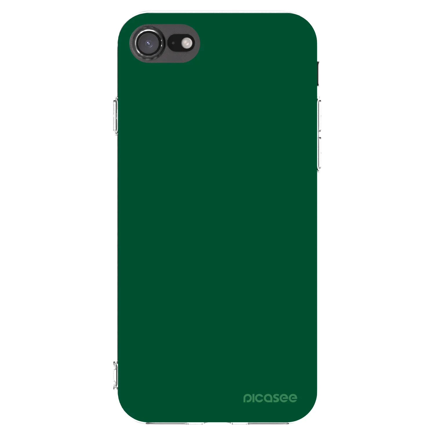 Picasee husă transparentă din silicon pentru Apple iPhone 8 - Green Gleam