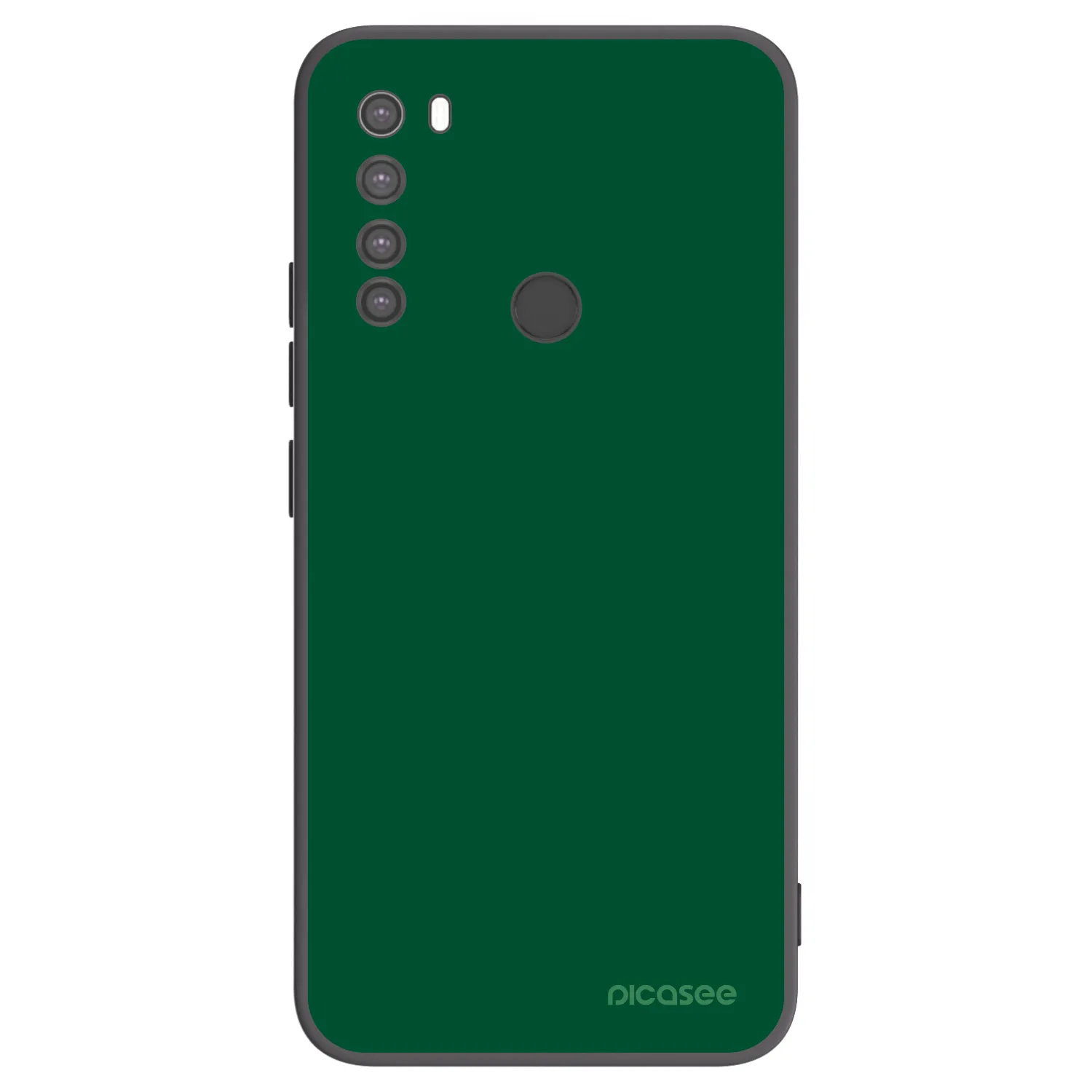 Picasee husă neagră din silicon pentru Xiaomi Redmi Note 8 - Green Gleam