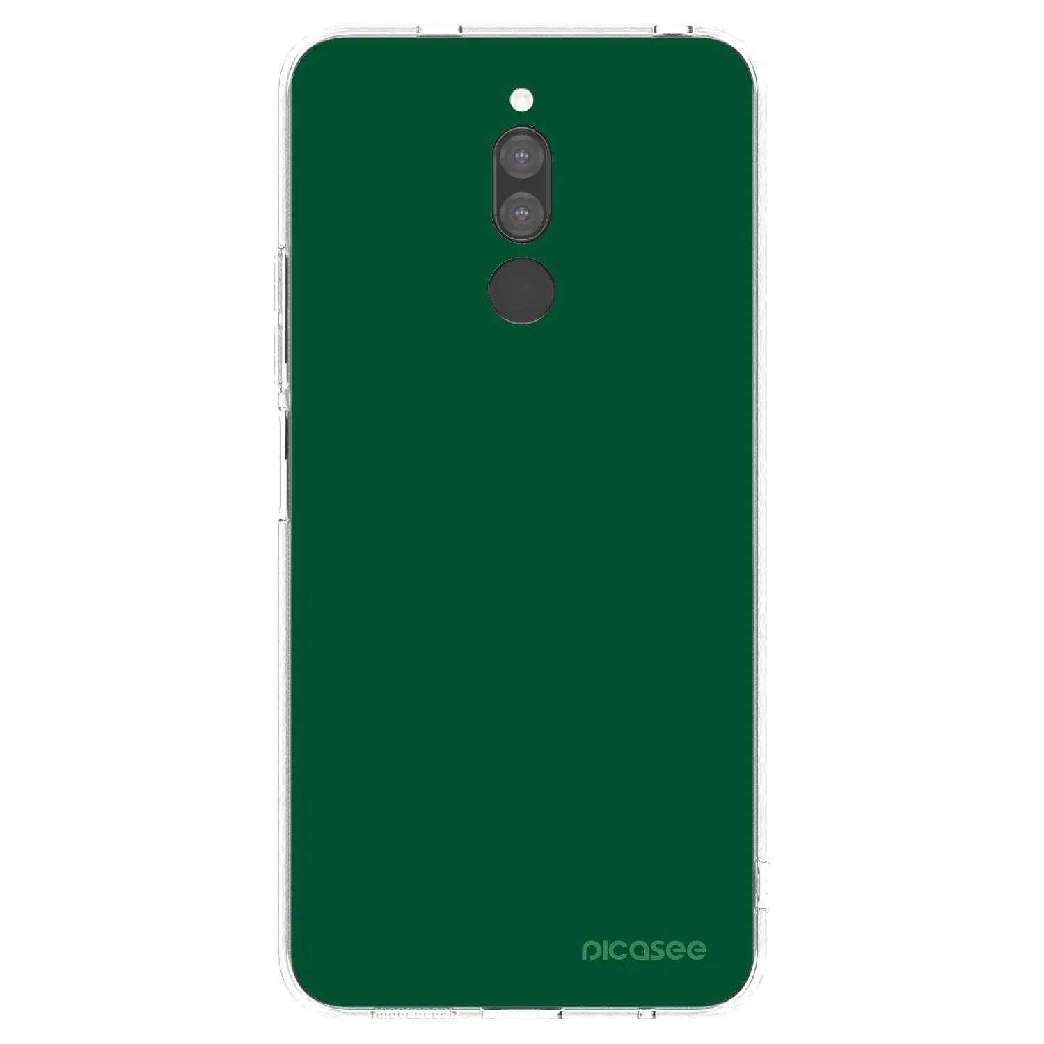 Picasee husă transparentă din silicon pentru Xiaomi Redmi 8 - Green Gleam