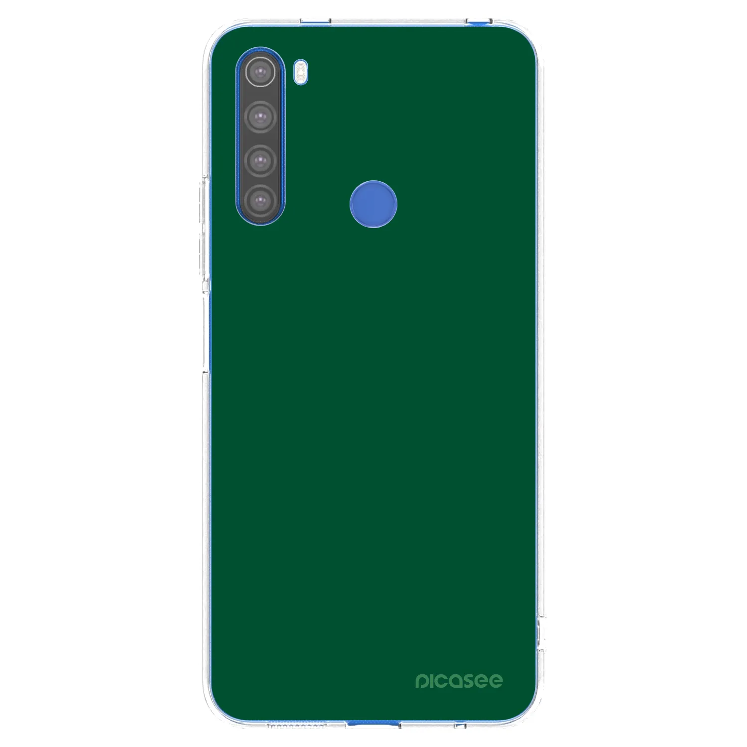 Picasee husă transparentă din silicon pentru Xiaomi Redmi Note 8T - Green Gleam