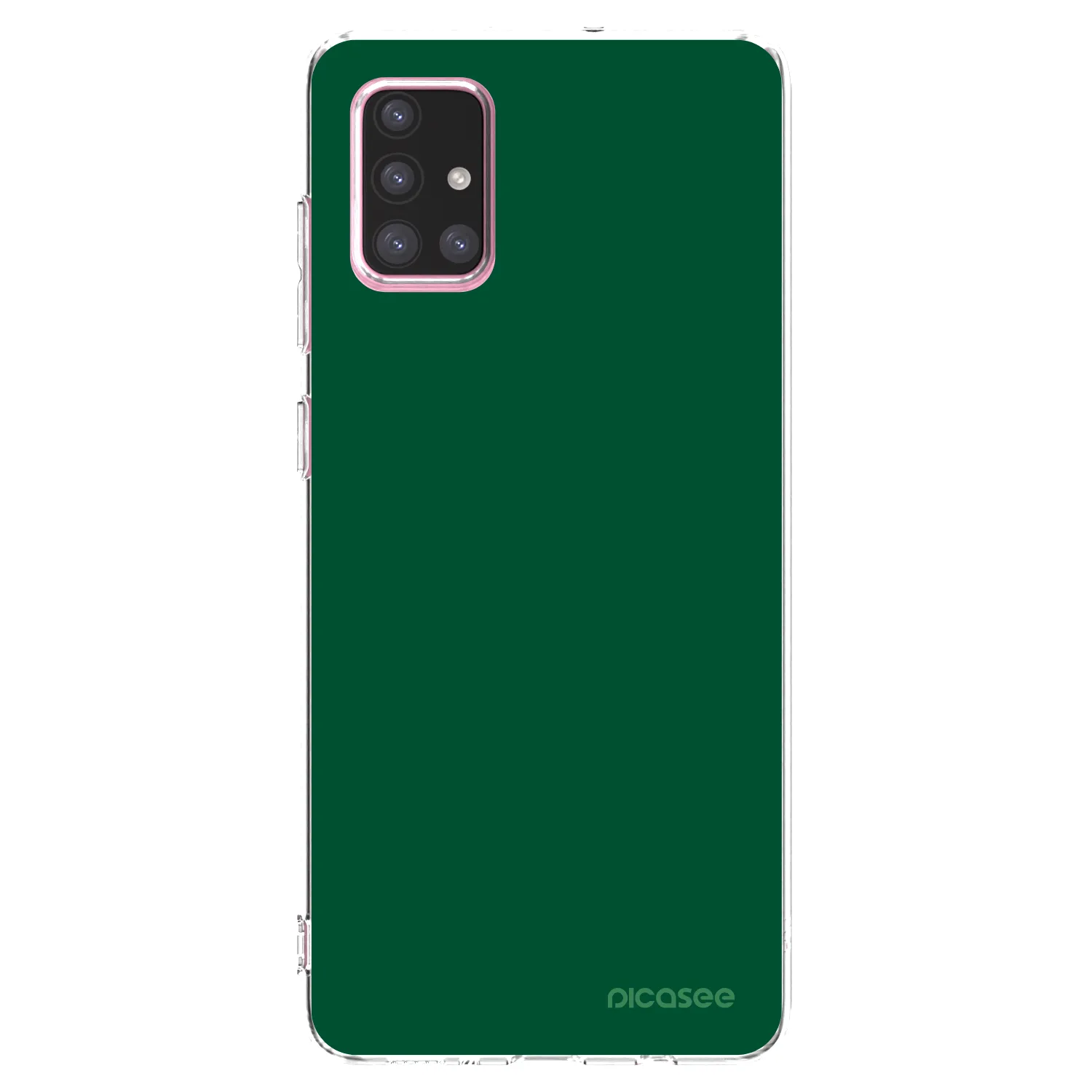 Picasee husă transparentă din silicon pentru Samsung Galaxy A71 A715F - Green Gleam