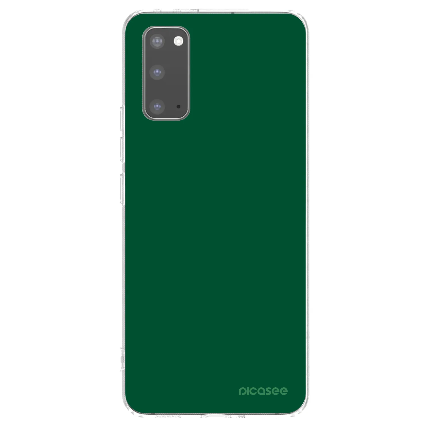 Picasee husă transparentă din silicon pentru Samsung Galaxy S20 G980F - Green Gleam