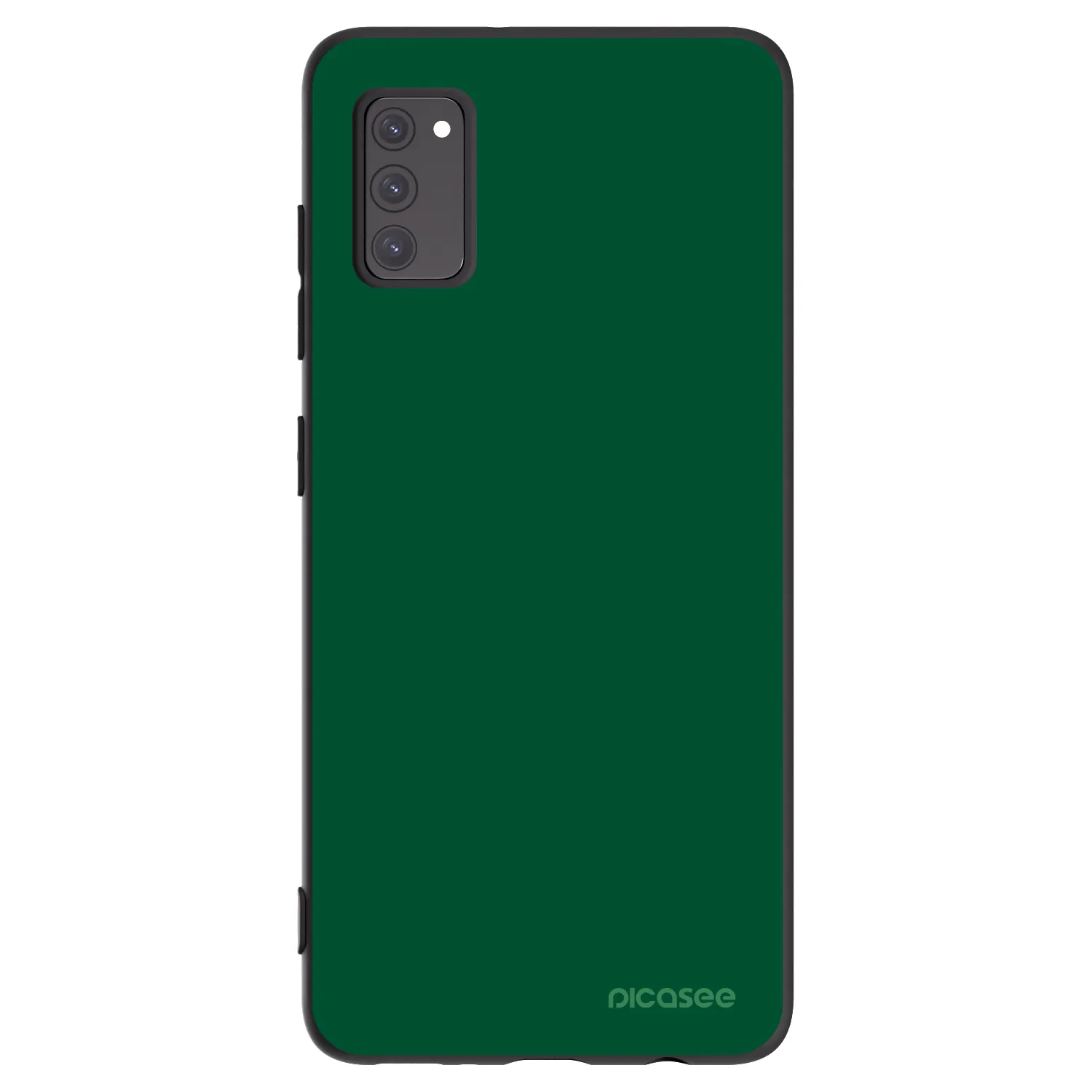 Picasee husă neagră din silicon pentru Samsung Galaxy A41 A415F - Green Gleam