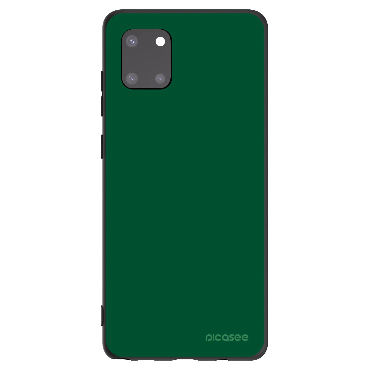 Picasee husă neagră din silicon pentru Samsung Galaxy Note 10 Lite N770F - Green Gleam
