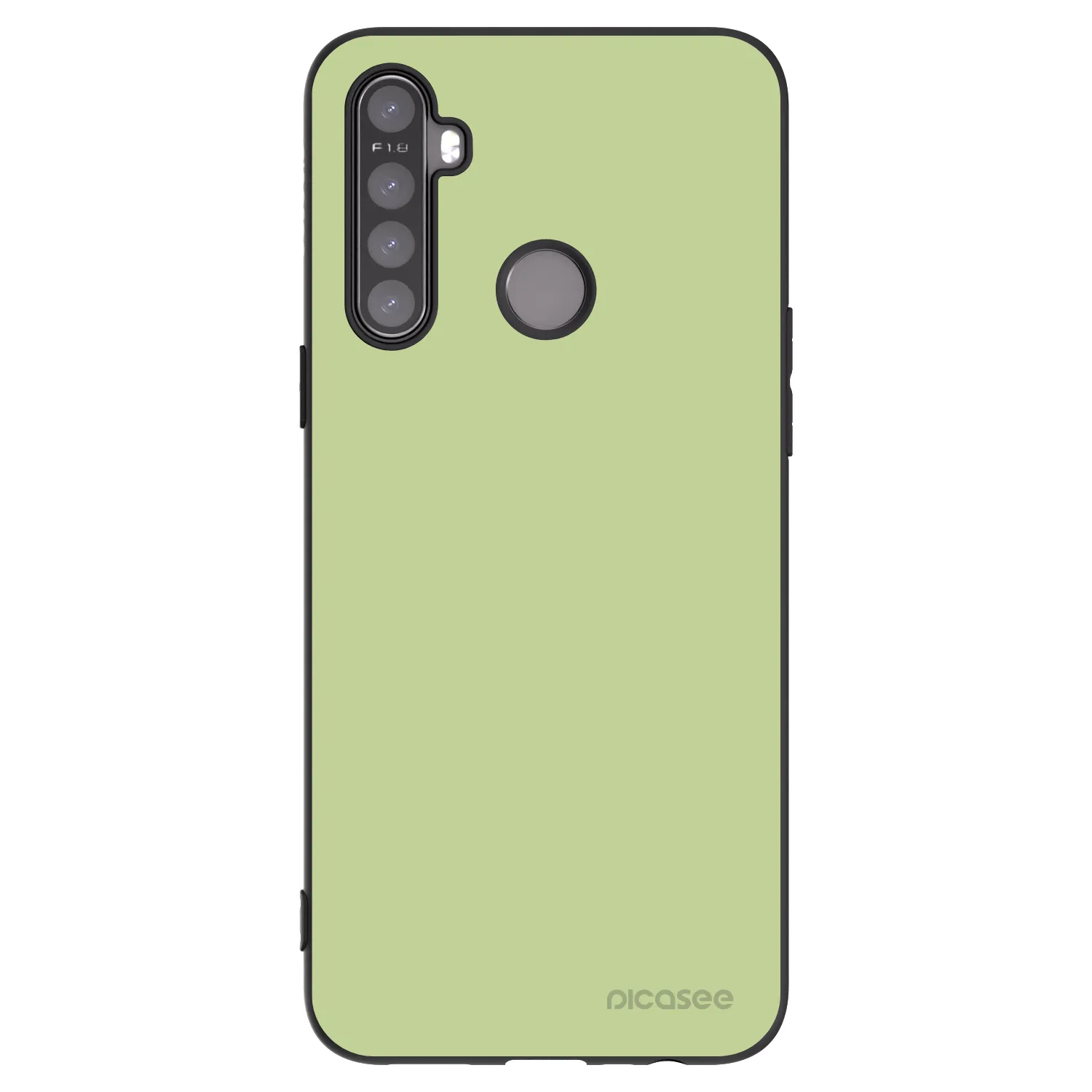 Picasee husă neagră din silicon pentru Realme 6i - Heavenly Hints