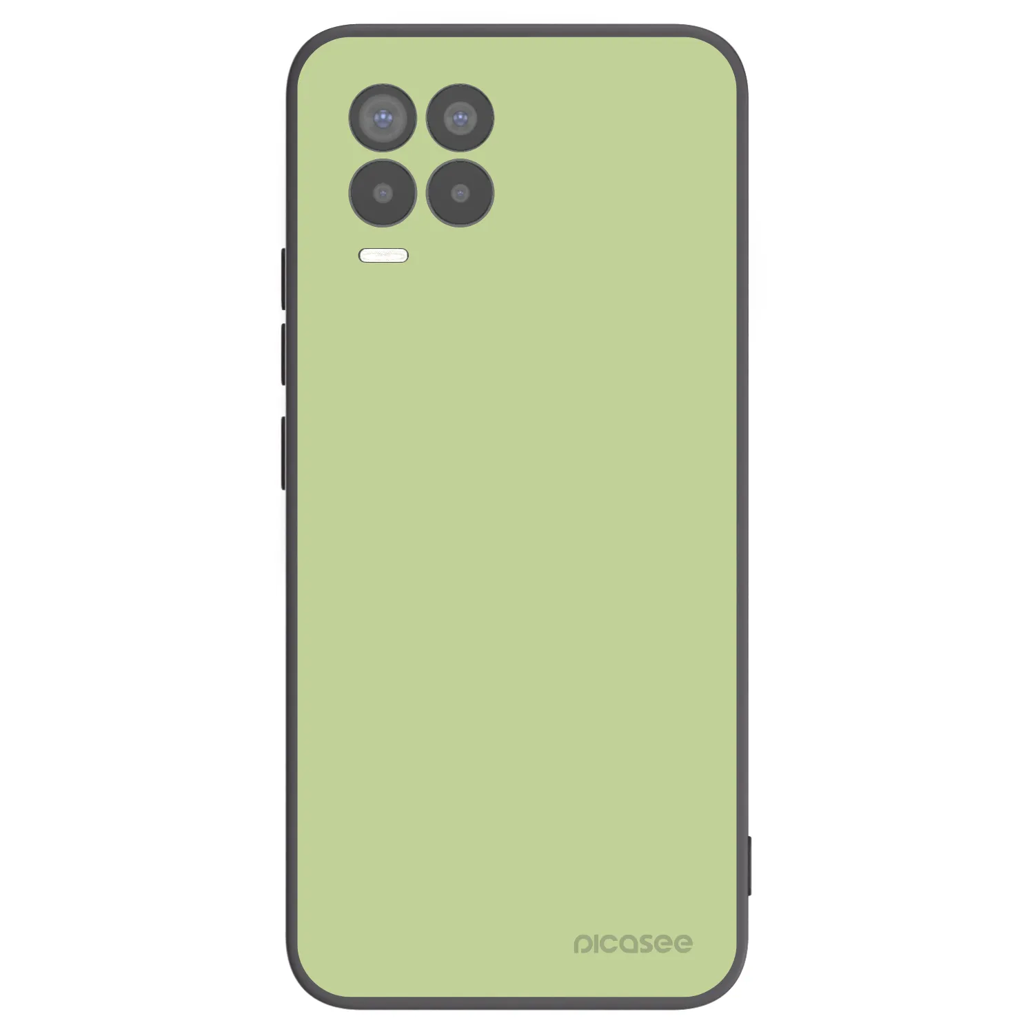 Picasee husă neagră din silicon pentru Realme 8 Pro - Heavenly Hints