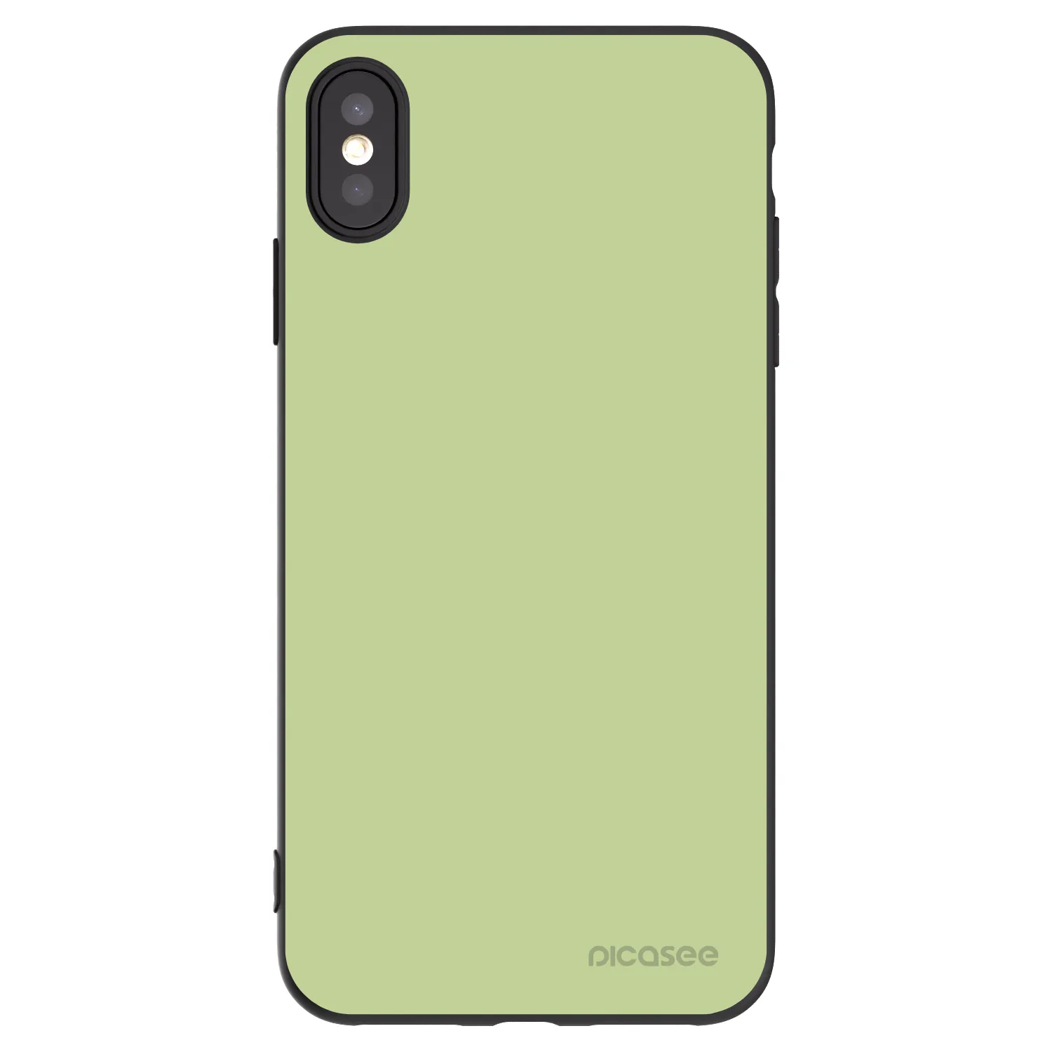Picasee husă neagră din silicon pentru Apple iPhone XS Max - Heavenly Hints