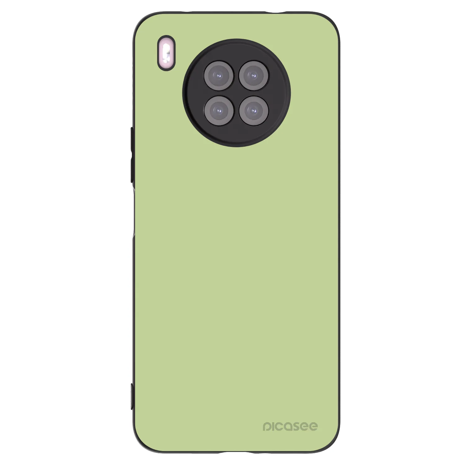 Picasee husă neagră din silicon pentru Huawei Nova 8i - Heavenly Hints